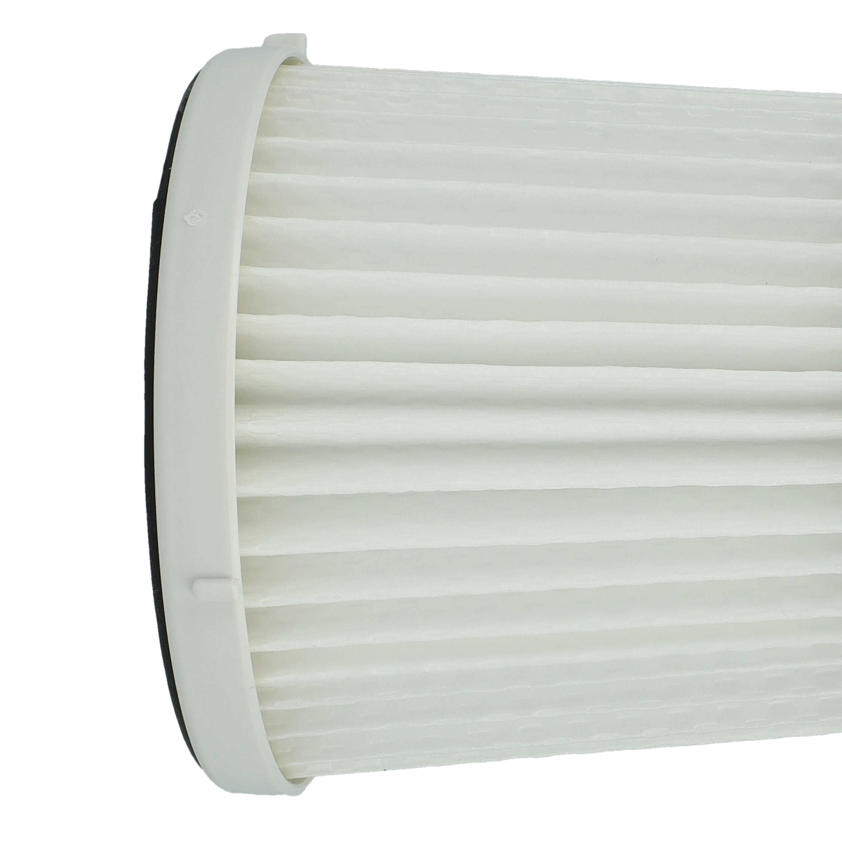 2x Filterfilter replaces Black & Decker FVF100 for Black & Decker Vacuum Cleaner, black / white
