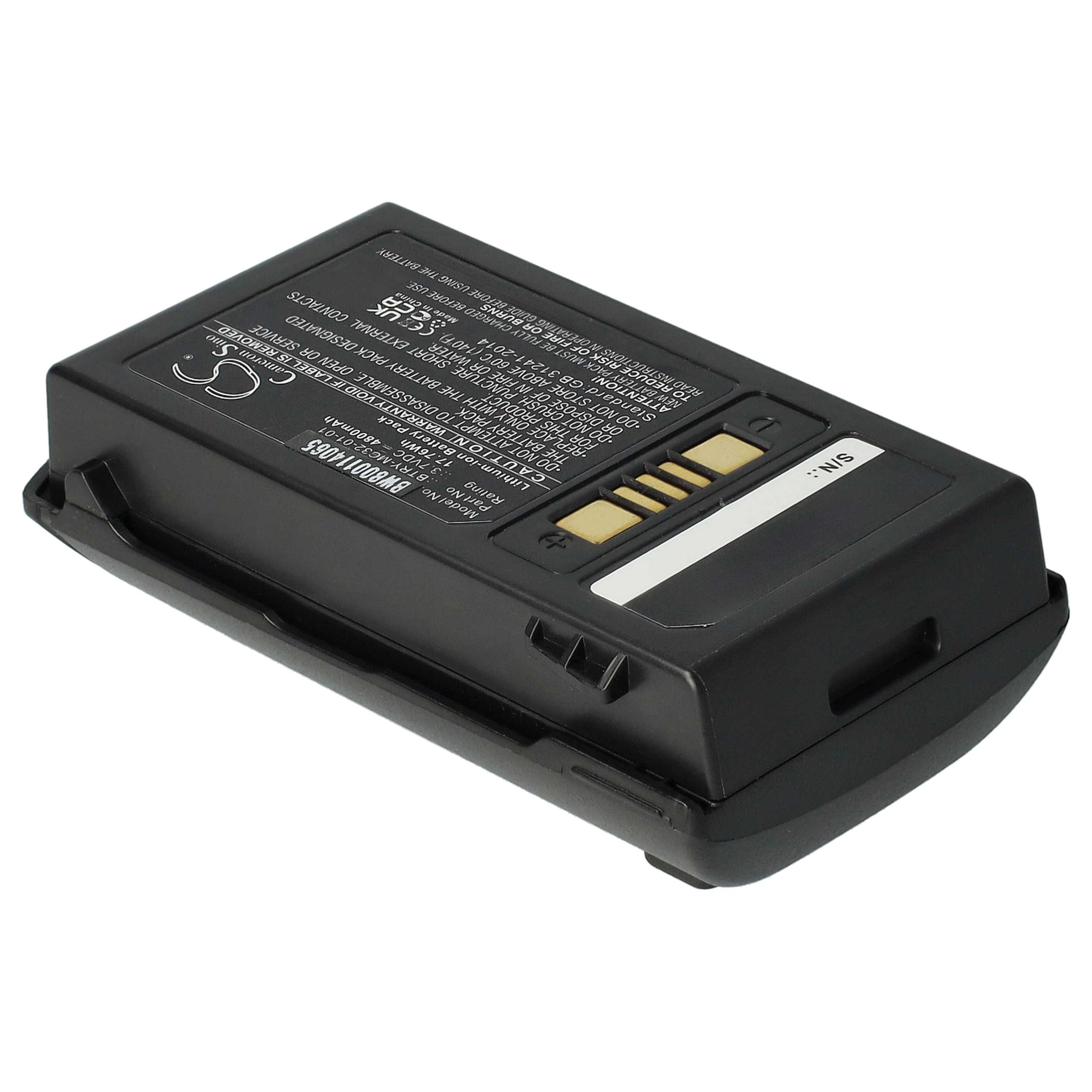 Barcode Scanner POS Battery Replacement for Motorola BTRY-MC32-01-01 - 4800mAh 3.7V Li-Ion