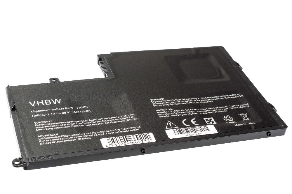 Akumulator do laptopa zamiennik Dell 1V2F6, TRHFF, DL011307-PRR13G01 - 3870 mAh 11,1 V Li-Ion, czarny