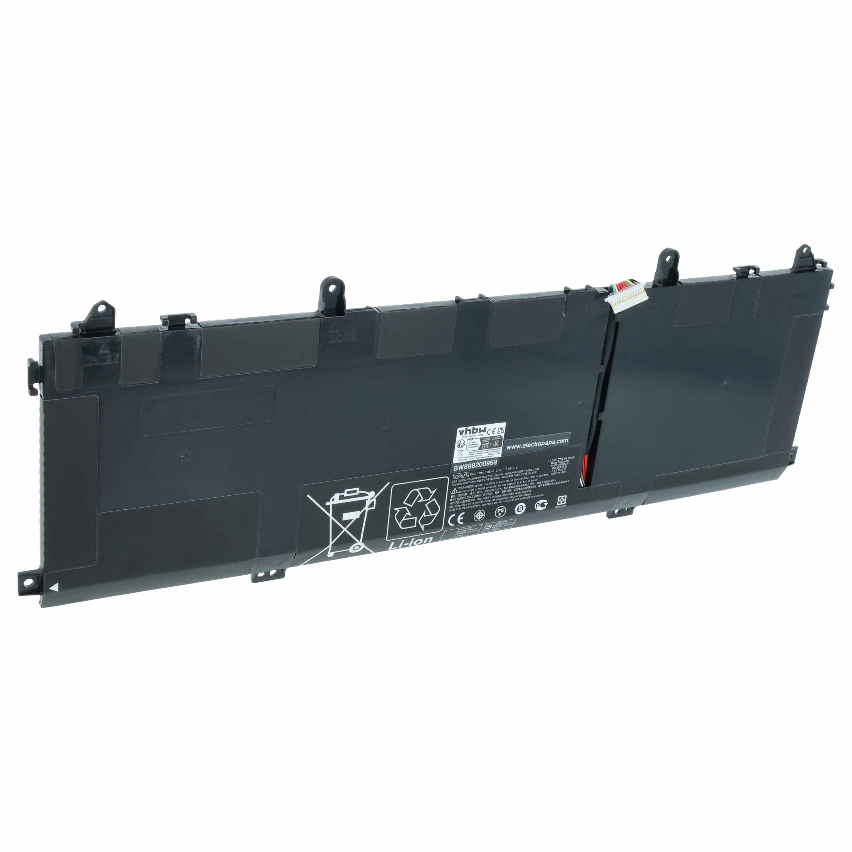 Akumulator do laptopa zamiennik HP HSTNN-DB8W, L29048271, HSTNNDB8W - 7100 mAh 11,55 V LiPo, czarny