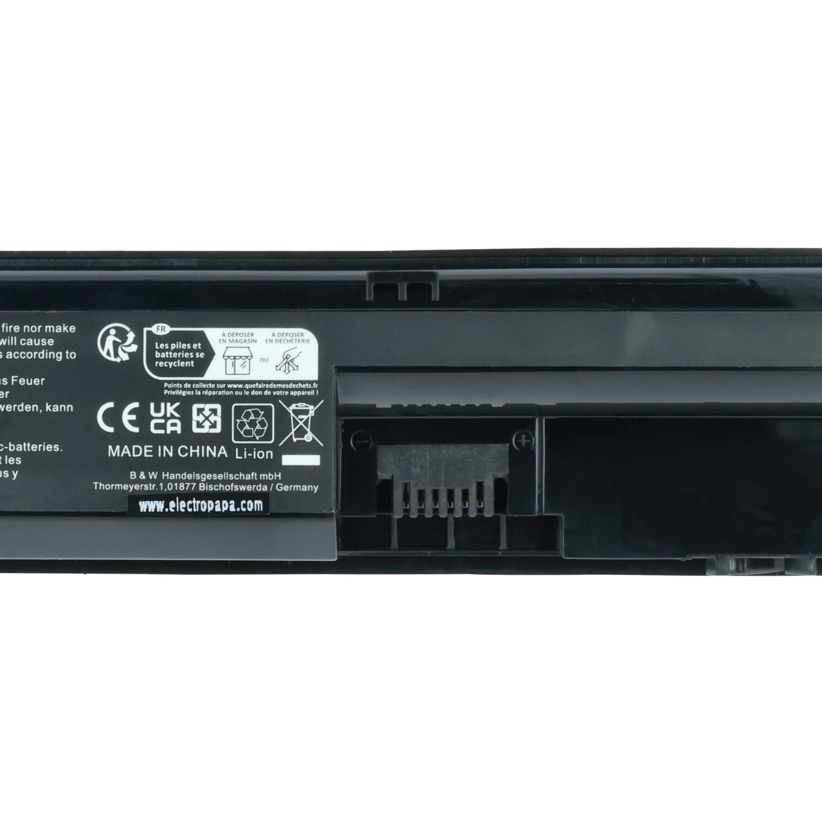 Akumulator do laptopa zamiennik HP 707616-851, 707616-141, 3ICR19/65-3 - 5200 mAh 10,8 V LiPo, czarny