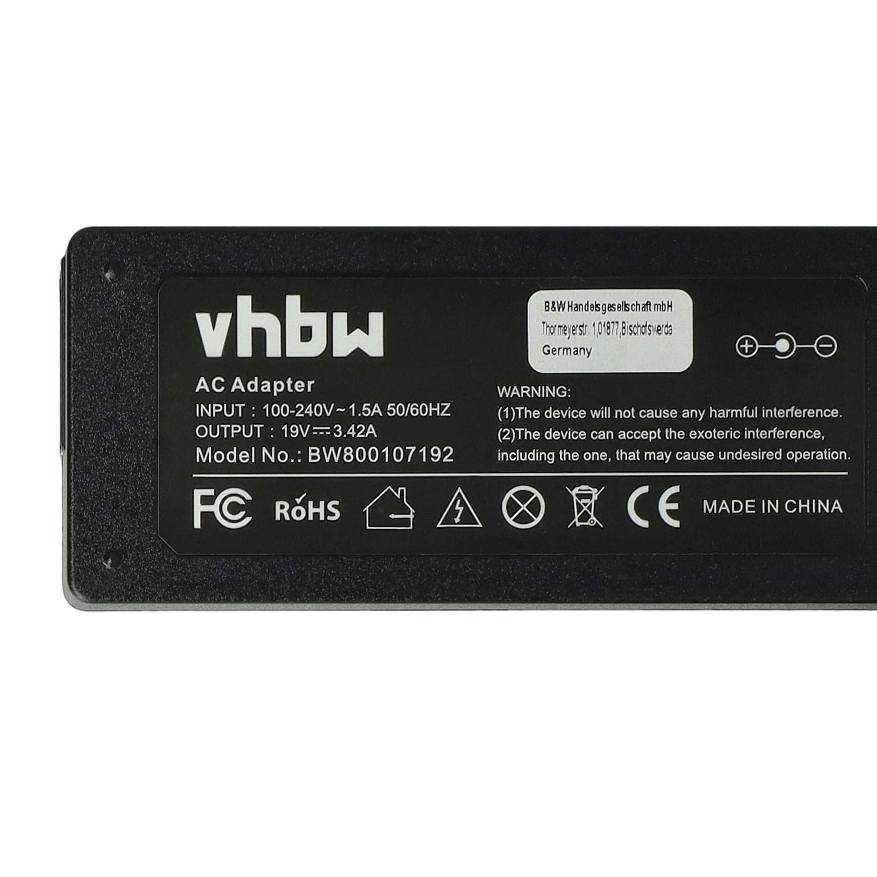 Alimentation remplace Asus ADP-65AW, 90-XB3NN0PW00010Y pour ordinateur portable Asus - 200 cm, 65 W