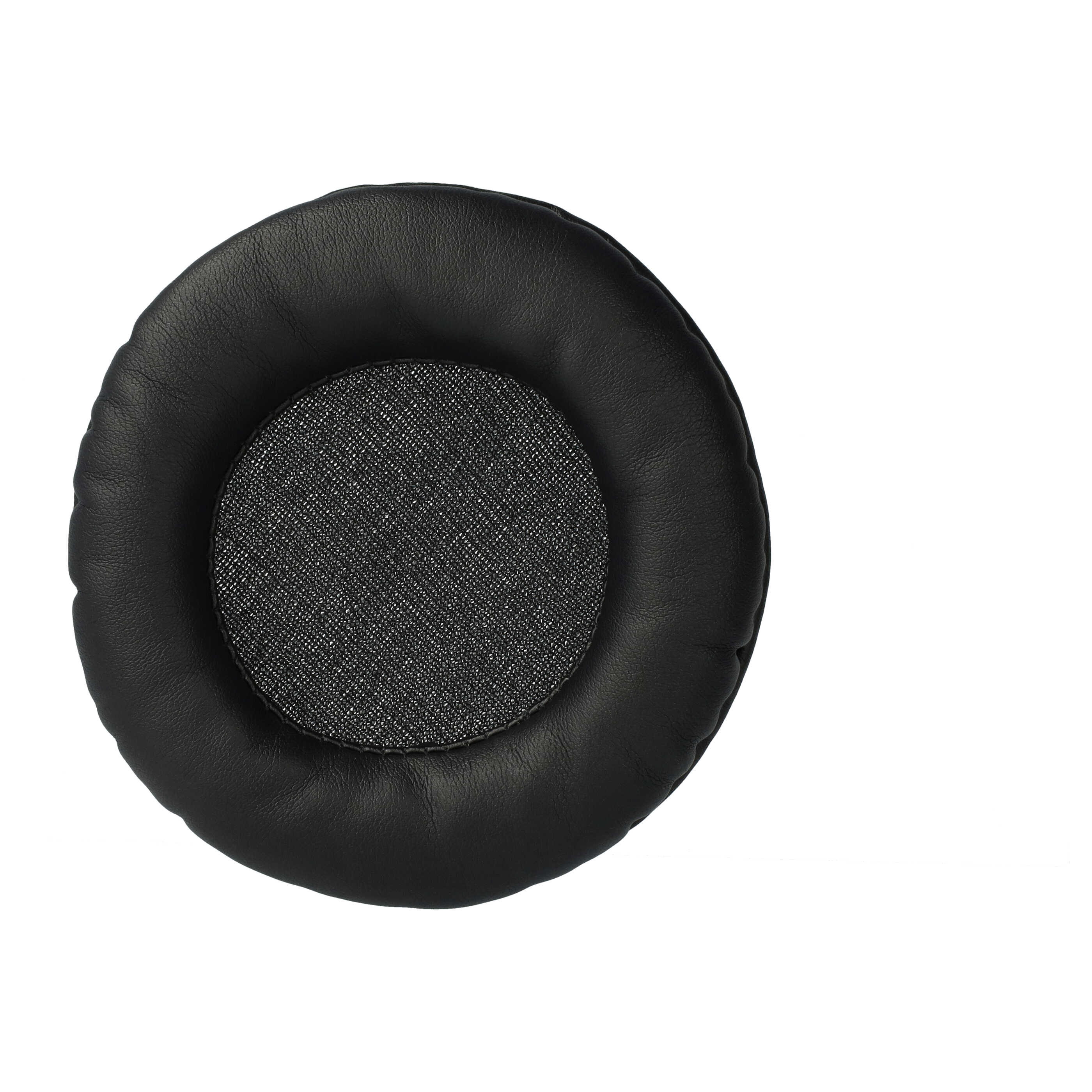 2x Poduszki do słuchawek RP-DH1200 - pady z pianką Memory, poliuretan / pianka, grub. 17 mm, czarny