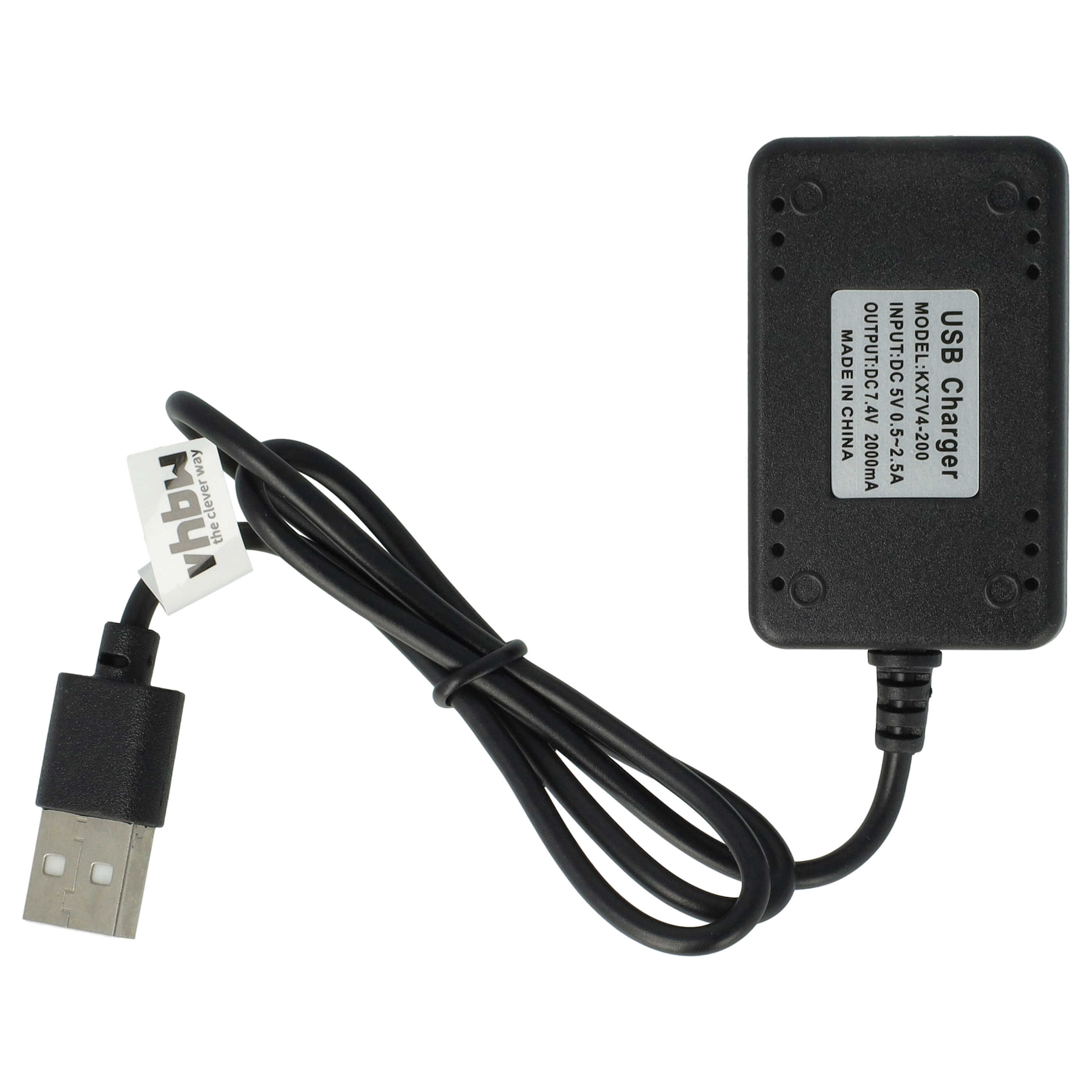 USB Charging Cable replaces LJ-0740500E for Wltoys RC Batteries with JST XH-3P Connector etc. - 55 cm 7.4 V