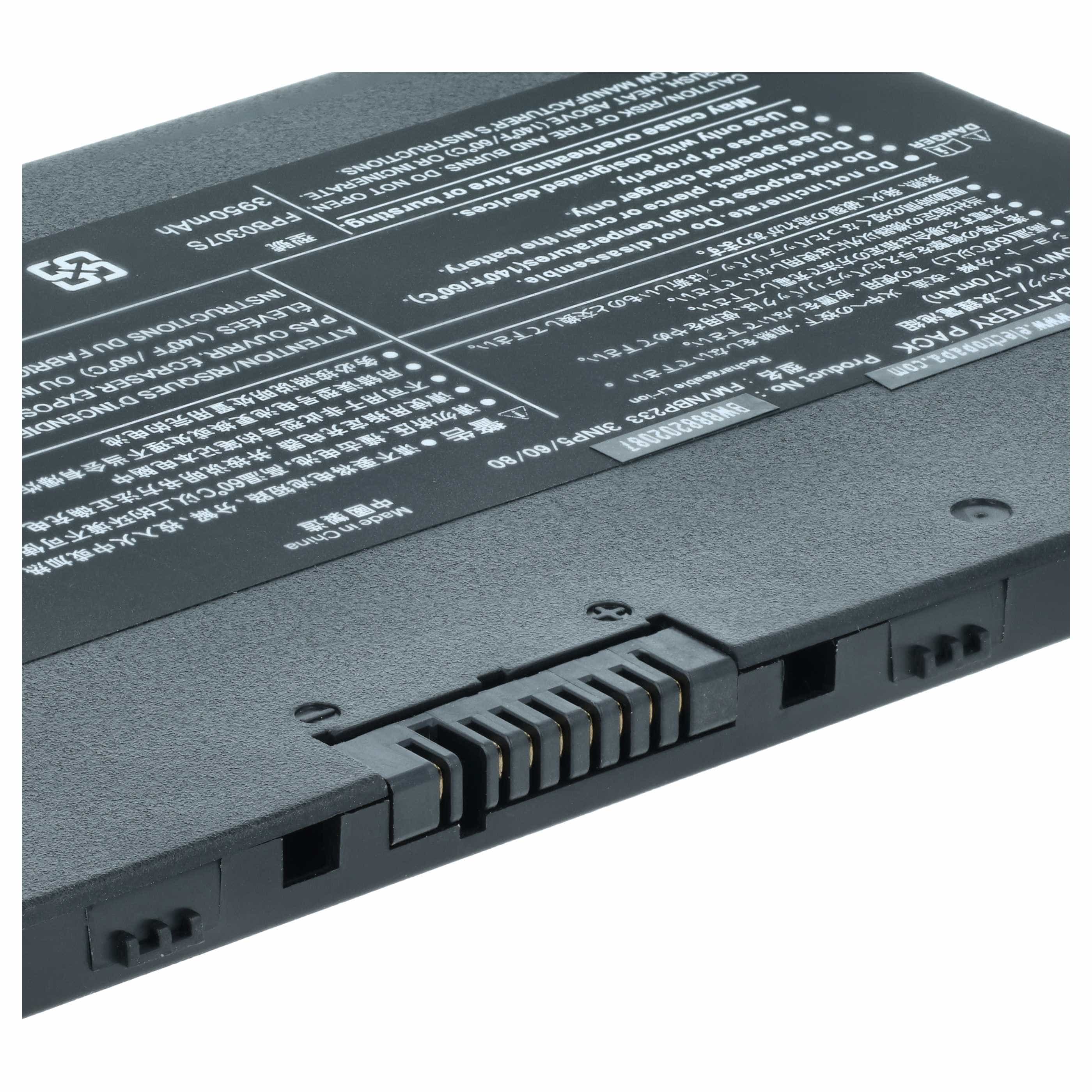Akumulator do laptopa zamiennik Fujitsu CP641484-01, CP64148401, CP693003-03 - 4050 mAh 10,8 V Li-Ion, czarny