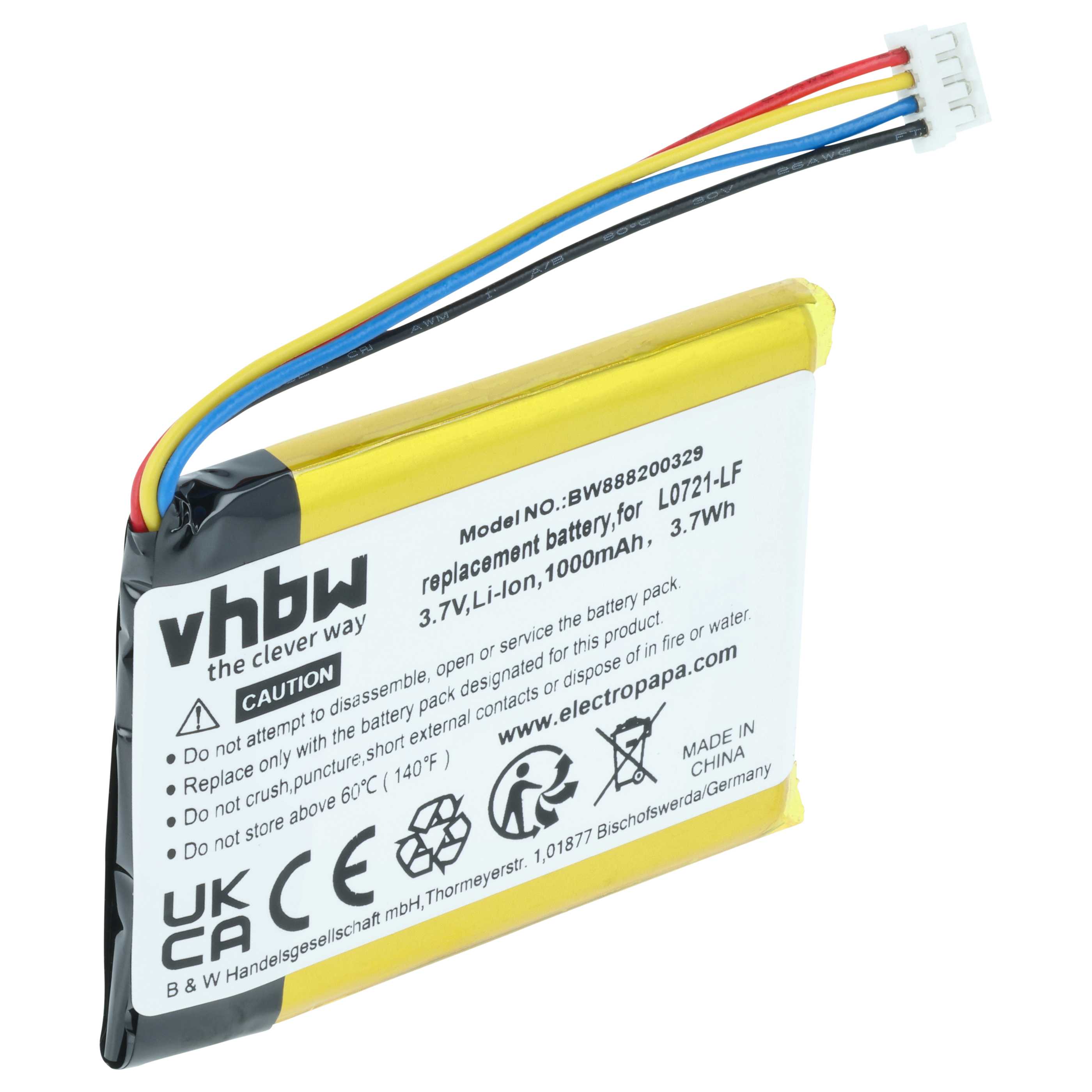 Akumulator do głośnika zamiennik JBL L0721-LF - LiPo 1000mAh