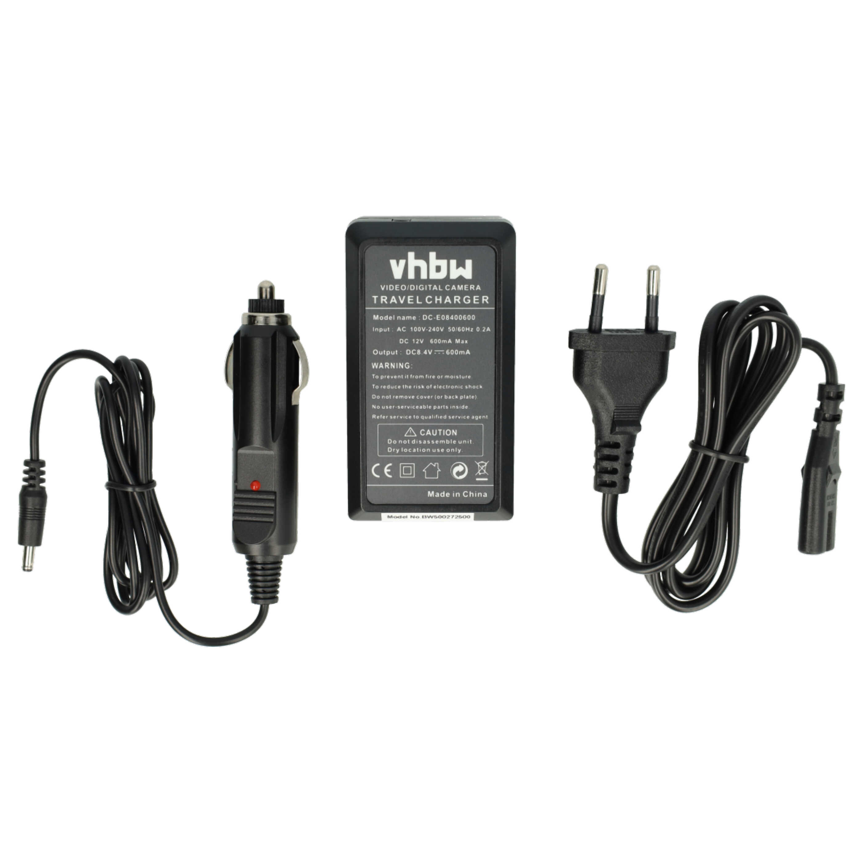 Battery Charger suitable for K10D Camera etc. - 0.6 A, 8.4 V