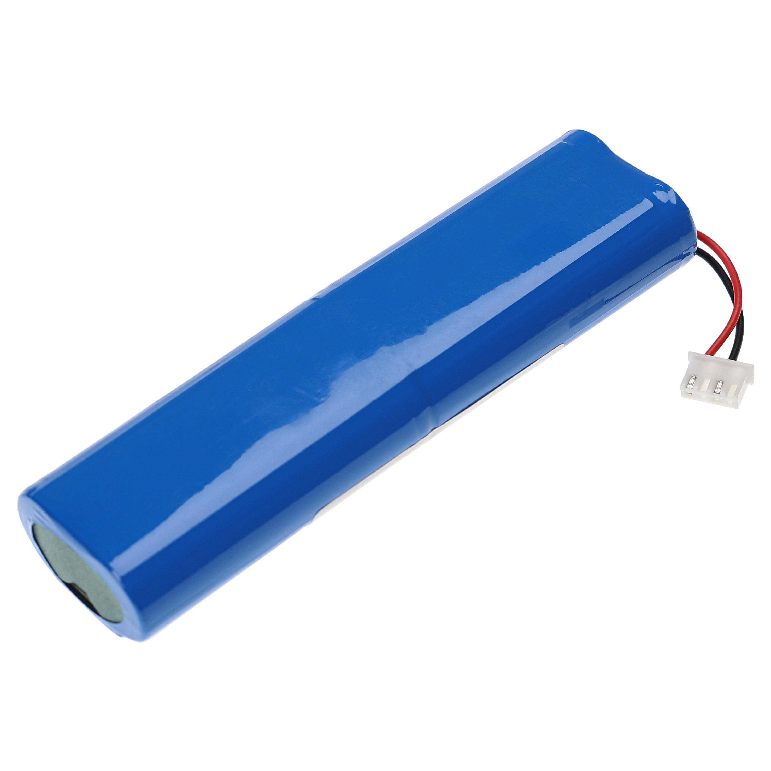 Batterie remplace Ecovacs S08-LI-144-2500 pour robot aspirateur - 3400mAh 14,4V Li-ion