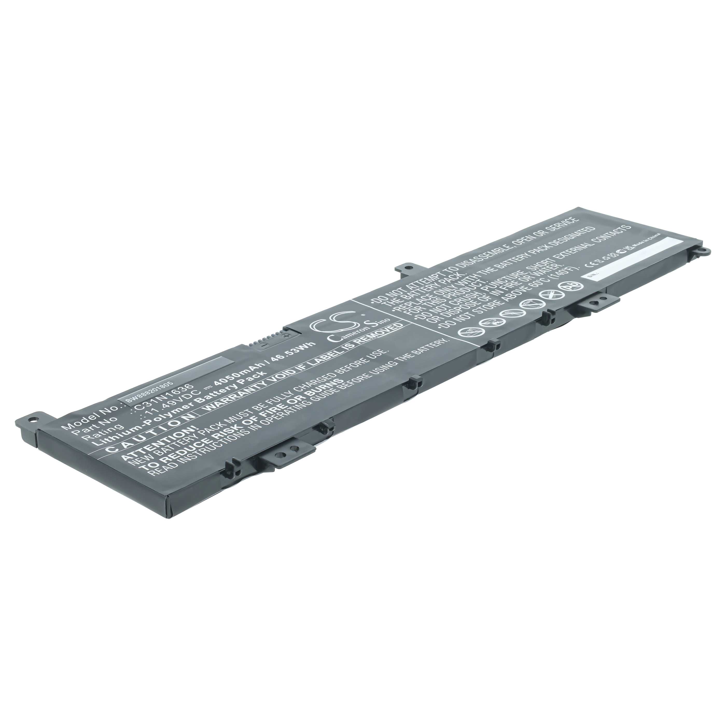 Akumulator do laptopa zamiennik Asus 0B200-02580100, 0B200-02580200, 0B200-02580000 - 4050 mAh 11,49 V LiPo