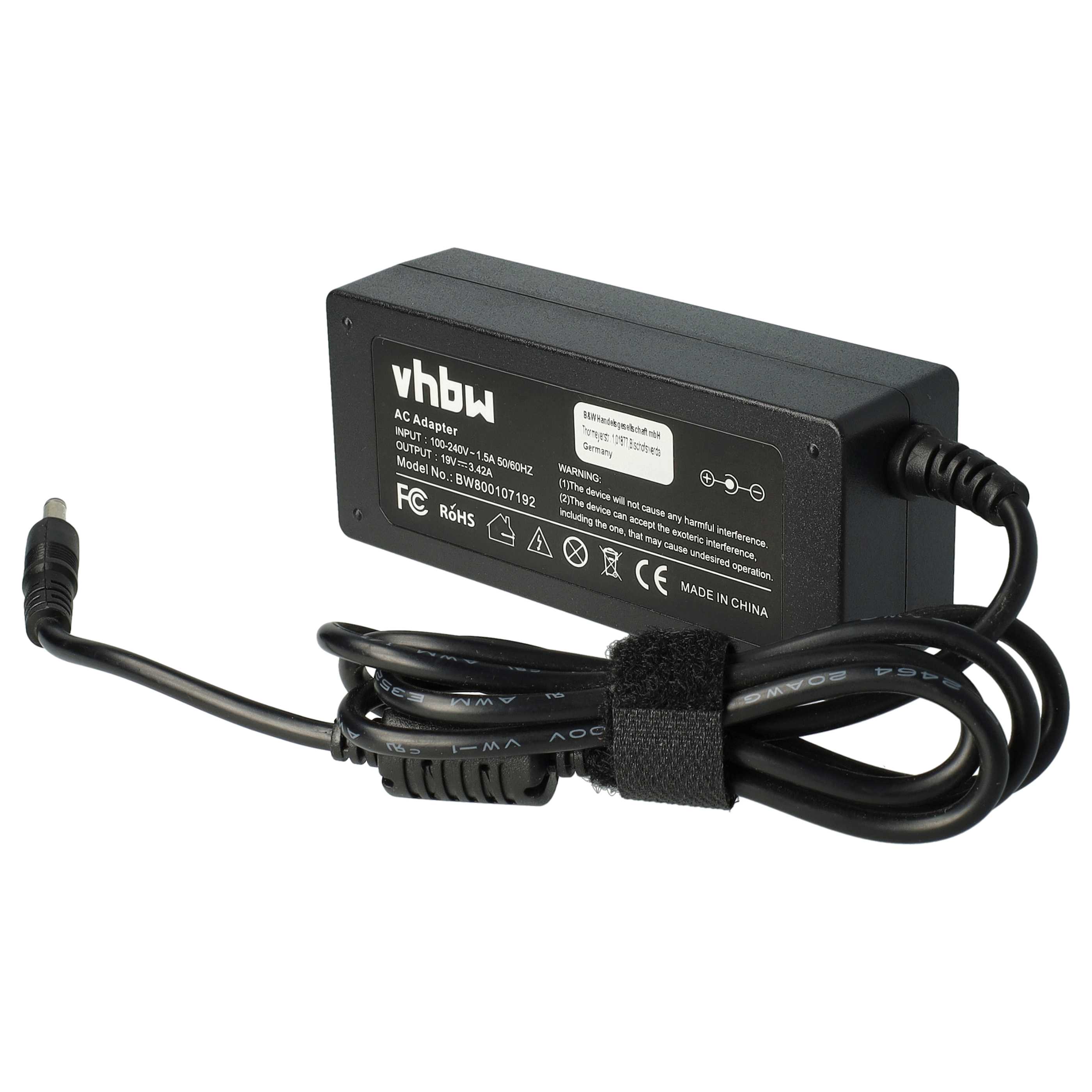 Alimentation remplace Asus ADP-65AW, 90-XB3NN0PW00010Y pour ordinateur portable Asus - 200 cm, 65 W