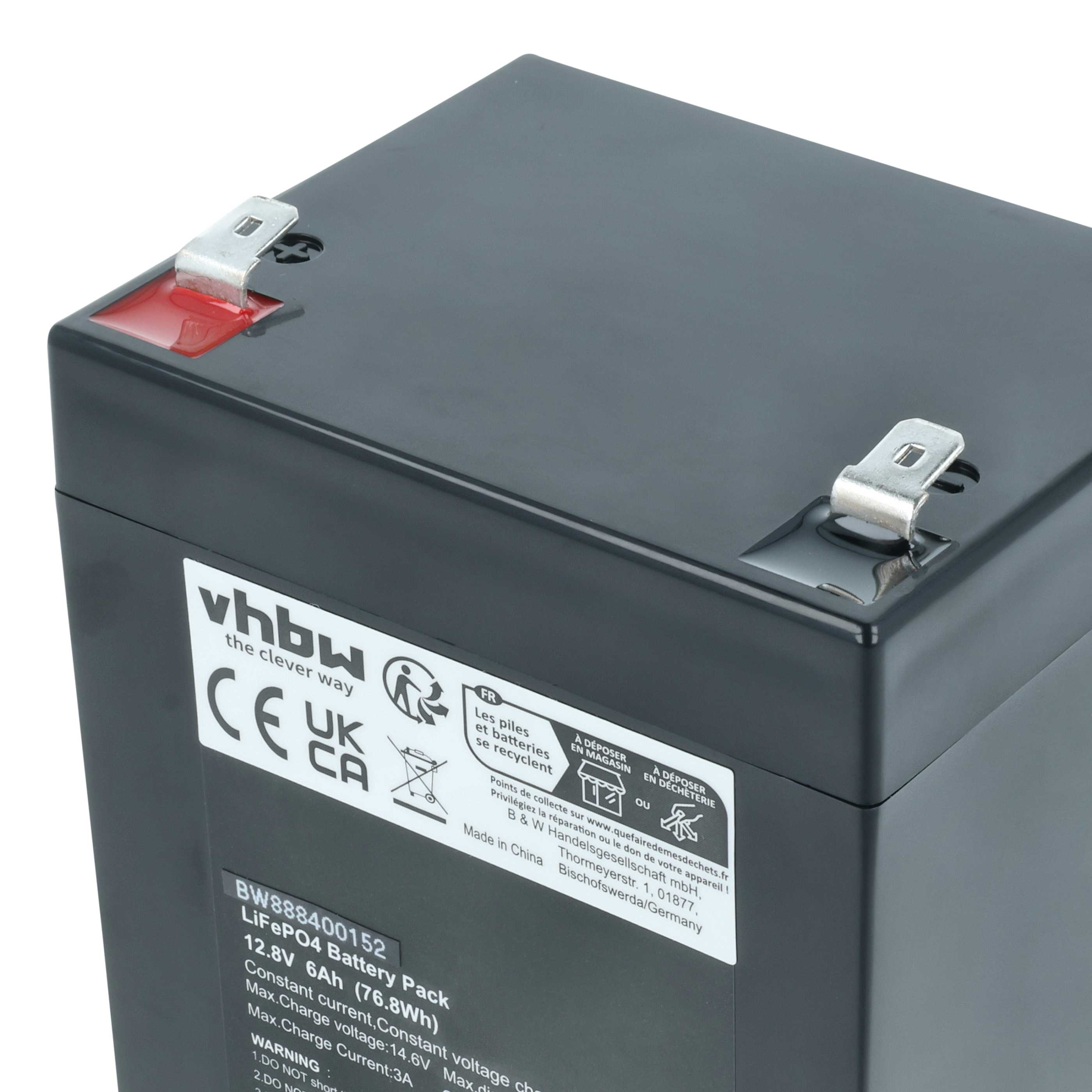 Batteria sostituisce Flymo 9648170-01 per attrezzo - 6Ah 12,8V LiFePO4