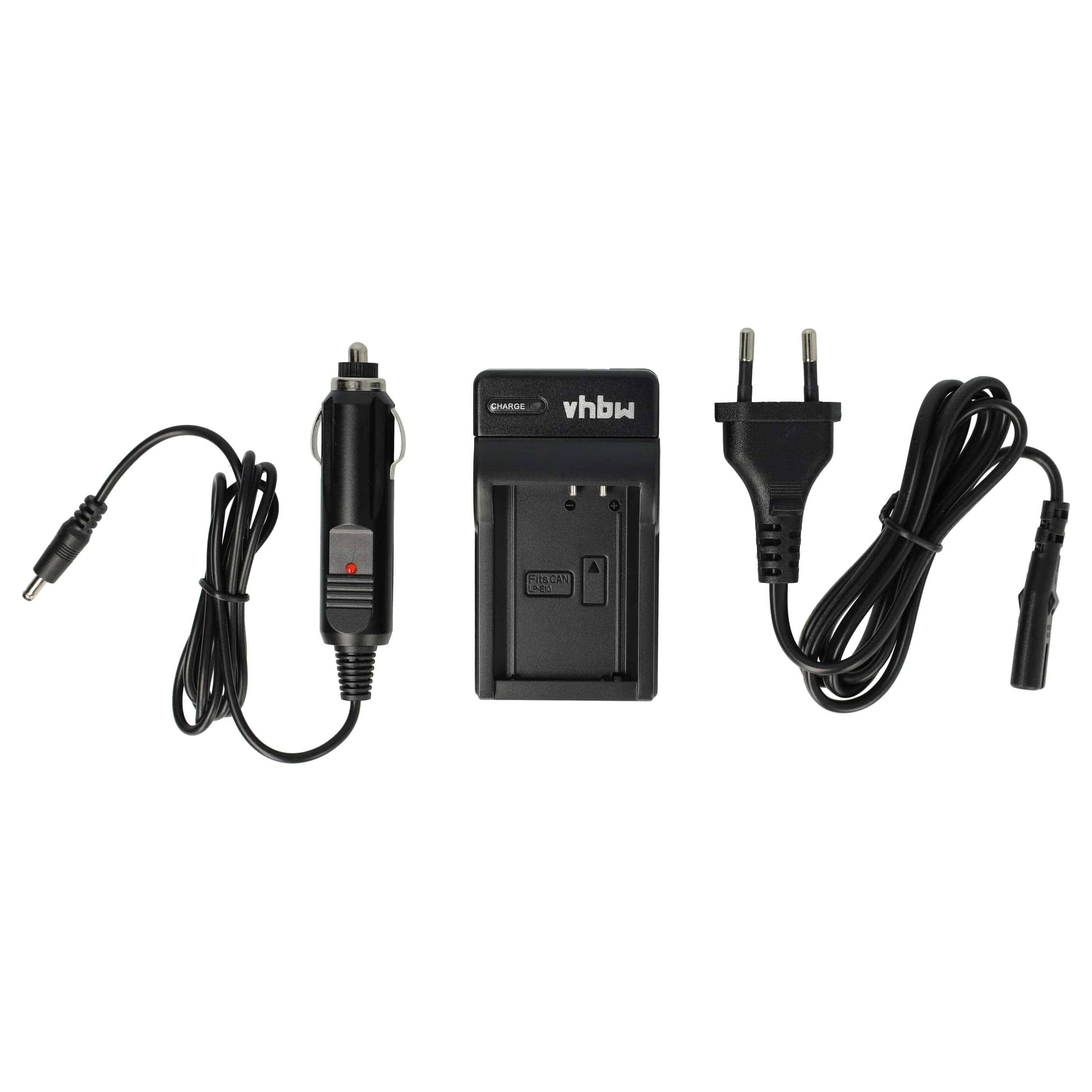 Battery Charger suitable for Canon EOS Kiss X80, Rebel T6, 2000D, 4000D Digital Camera - 0.6 A, 8.4 V