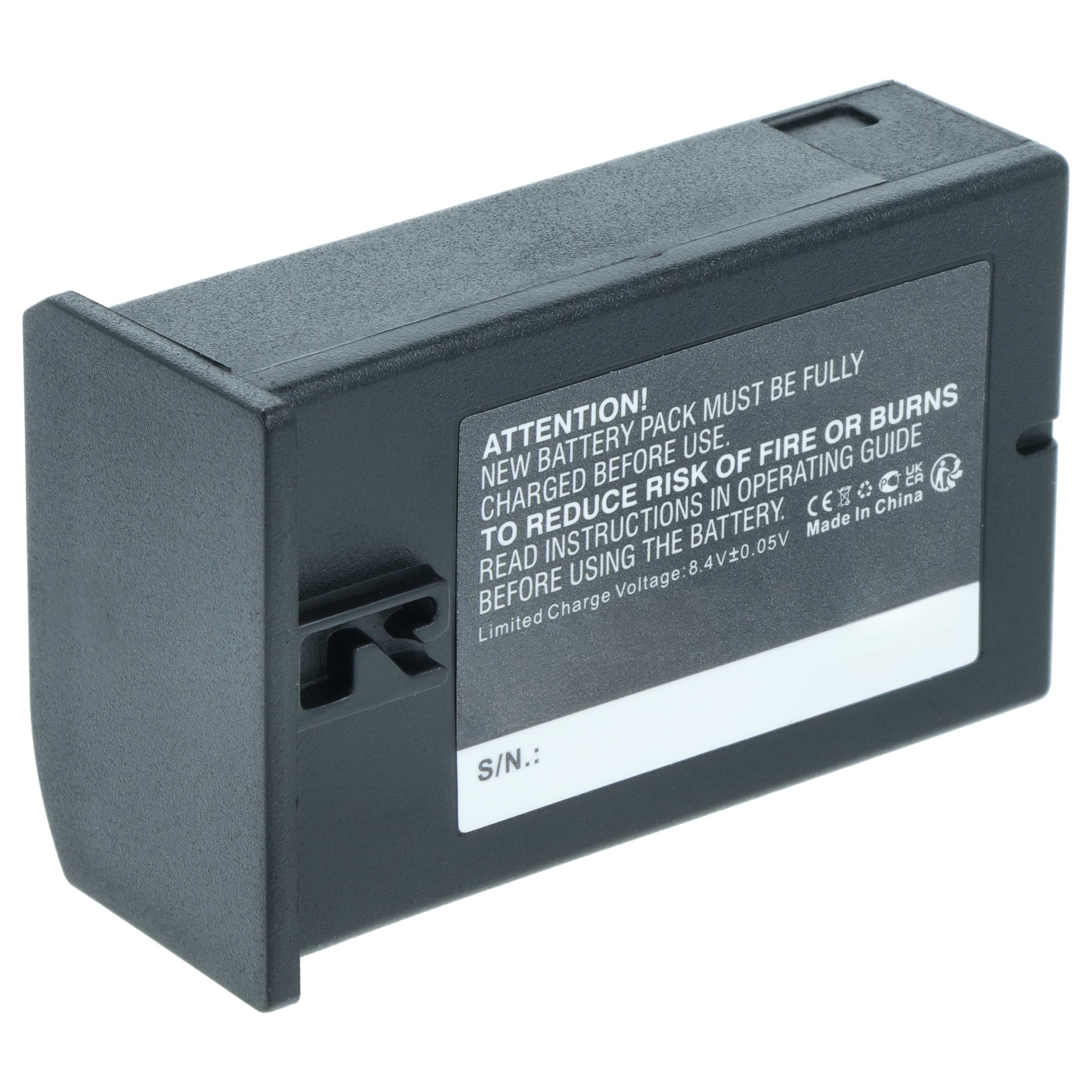 Battery replaces Leica BP-DC13 - 900mAh, 7.2V, Li-Ion