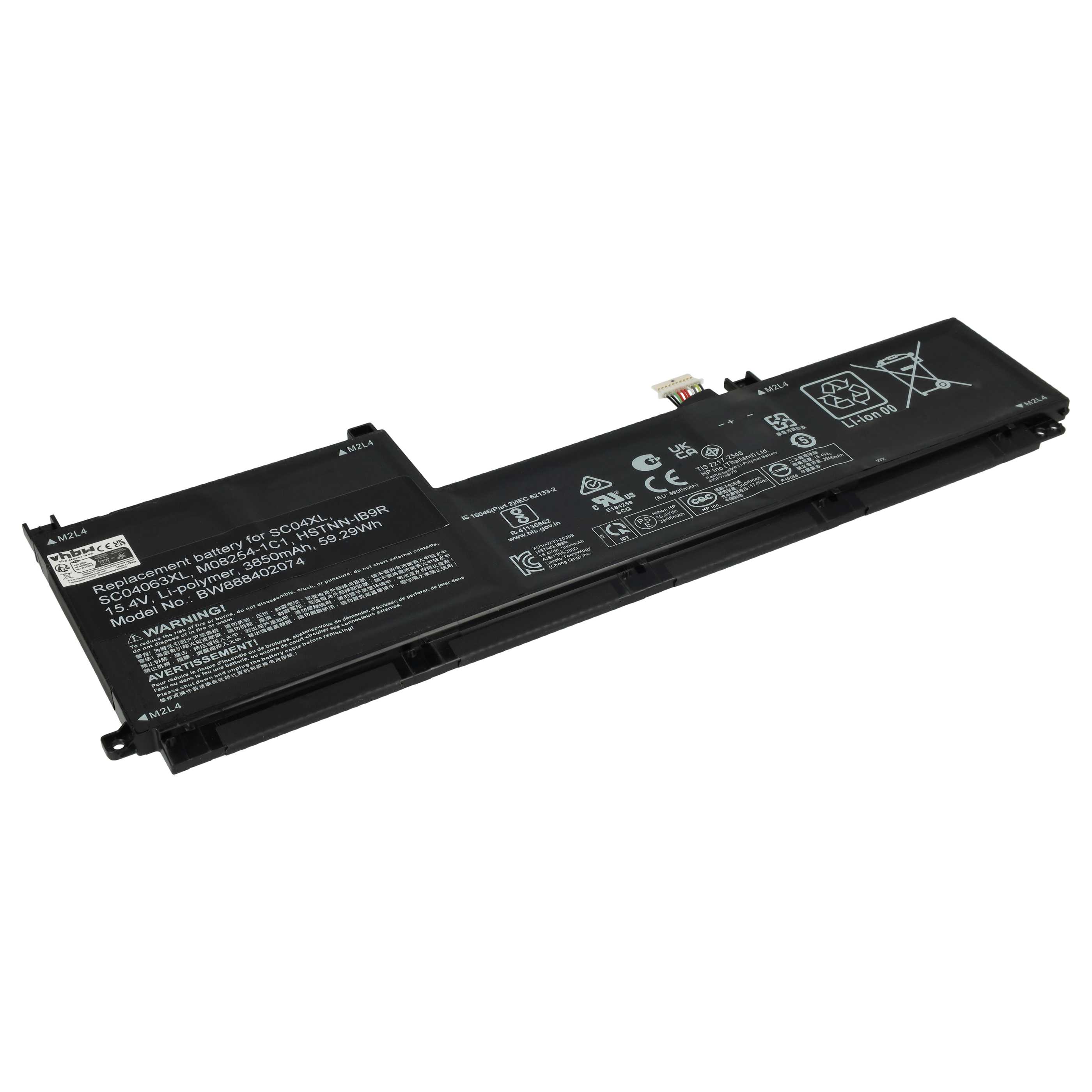 Akumulator do laptopa zamiennik HP SC04XL, SC04063XL, M08254-1C1, HSTNN-IB9R - 3850 mAh 15,4 V LiPo