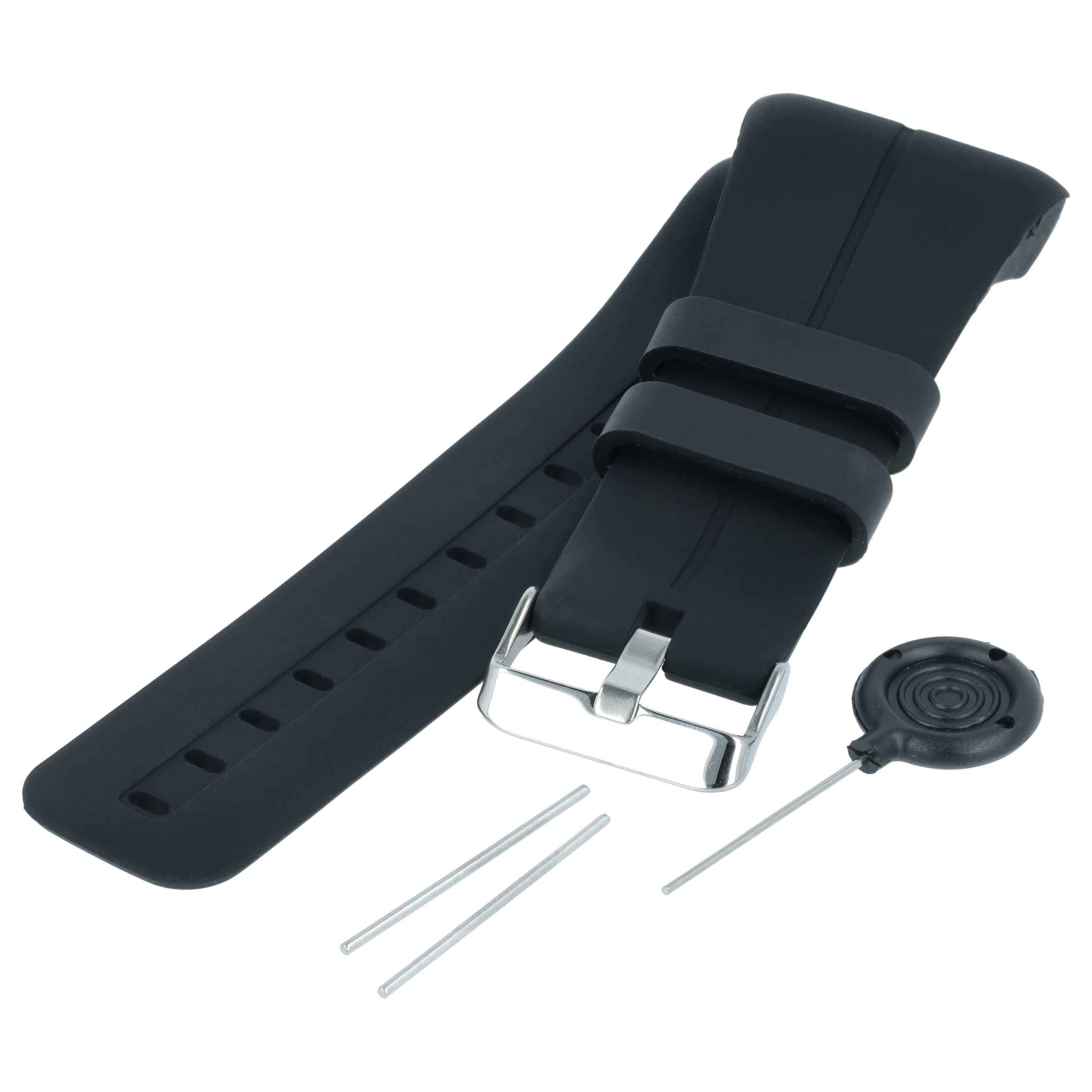 wristband for Polar Smartwatch - 9.0cm + 12.2 cm long, 33mm wide, black