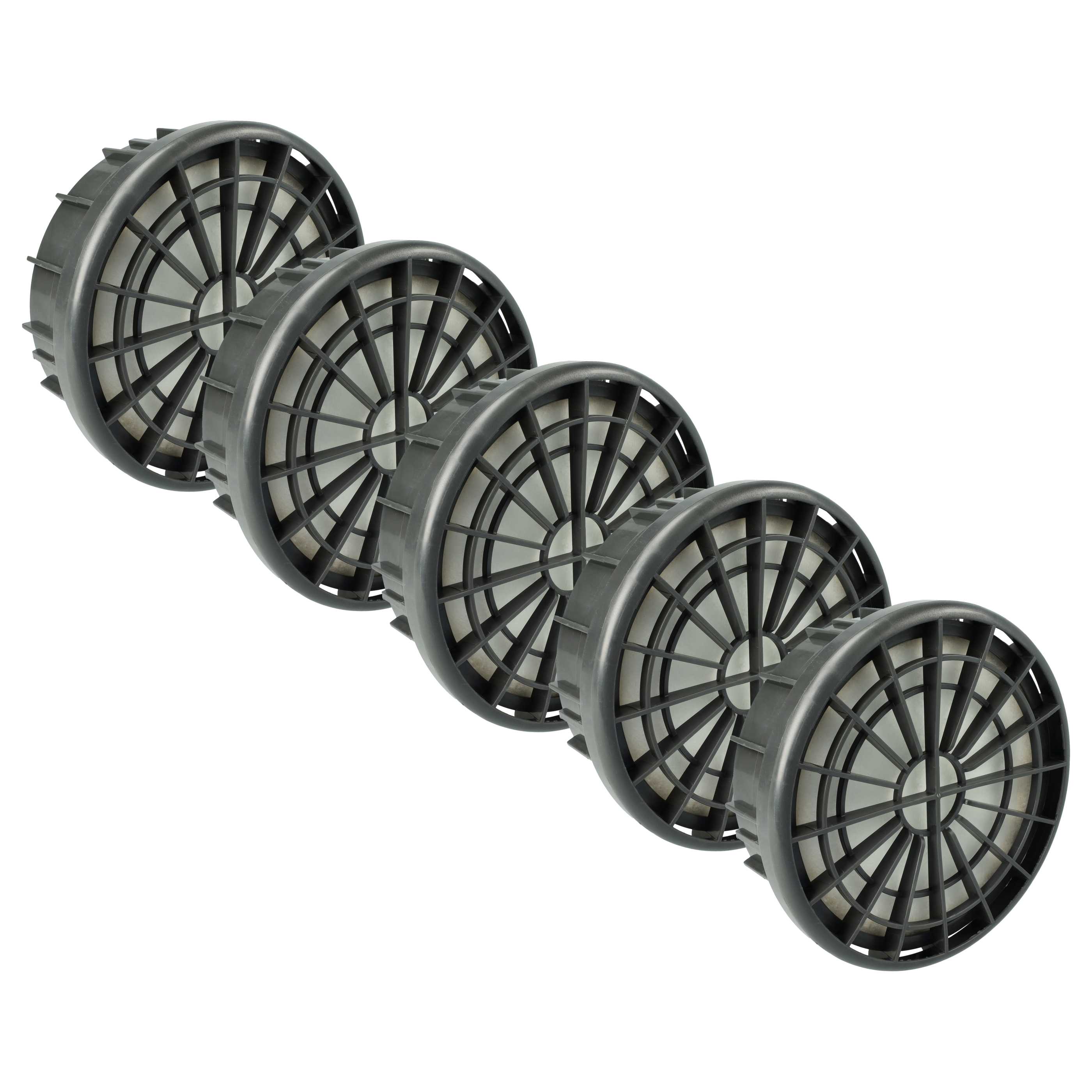 5x Filter replaces Nilfisk 107402902 for Nilfisk Vacuum Cleaner