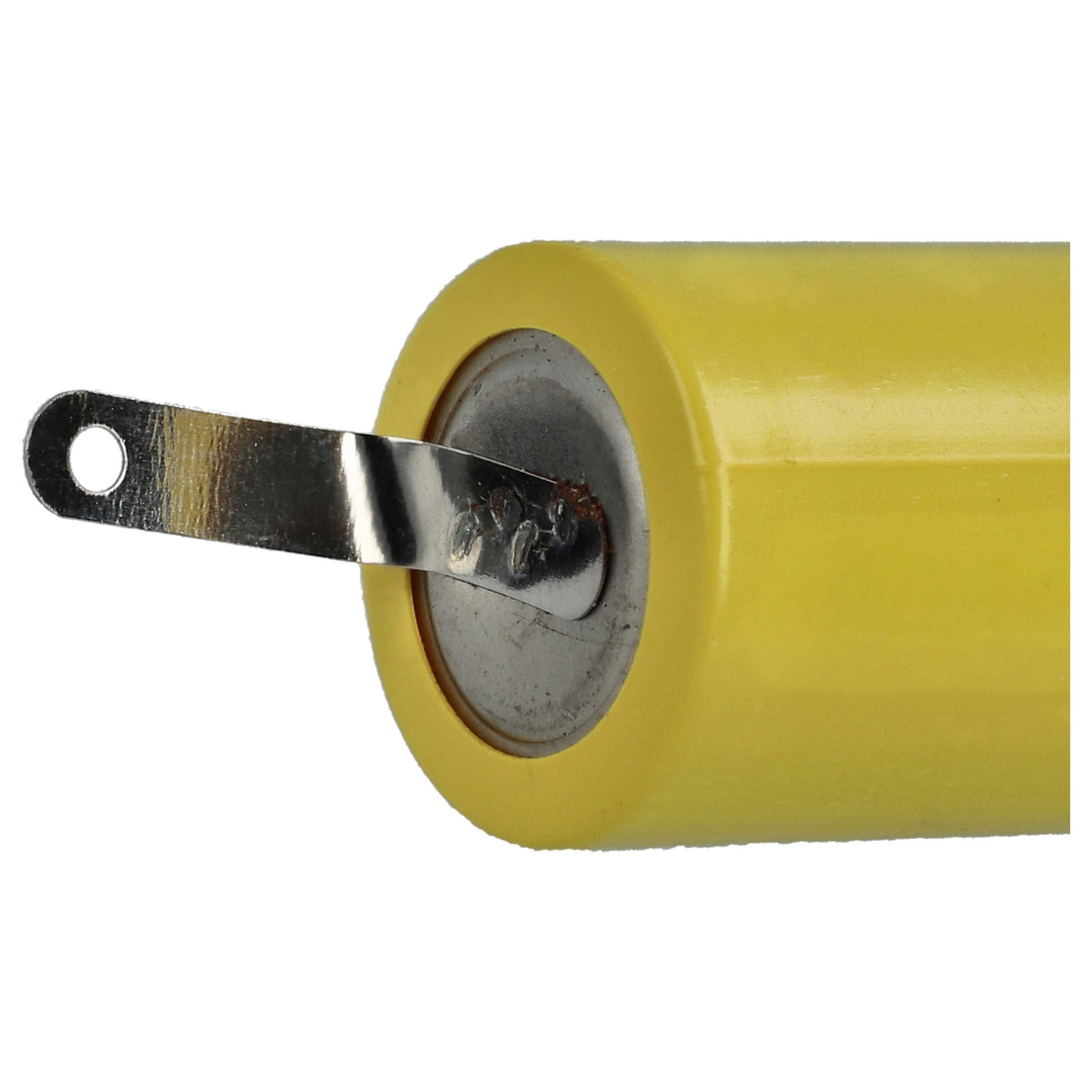 Batterie (3 pcs.) remplace 1/2AA modèle radio-télécommandé - 600mAh 1,2V NiMH