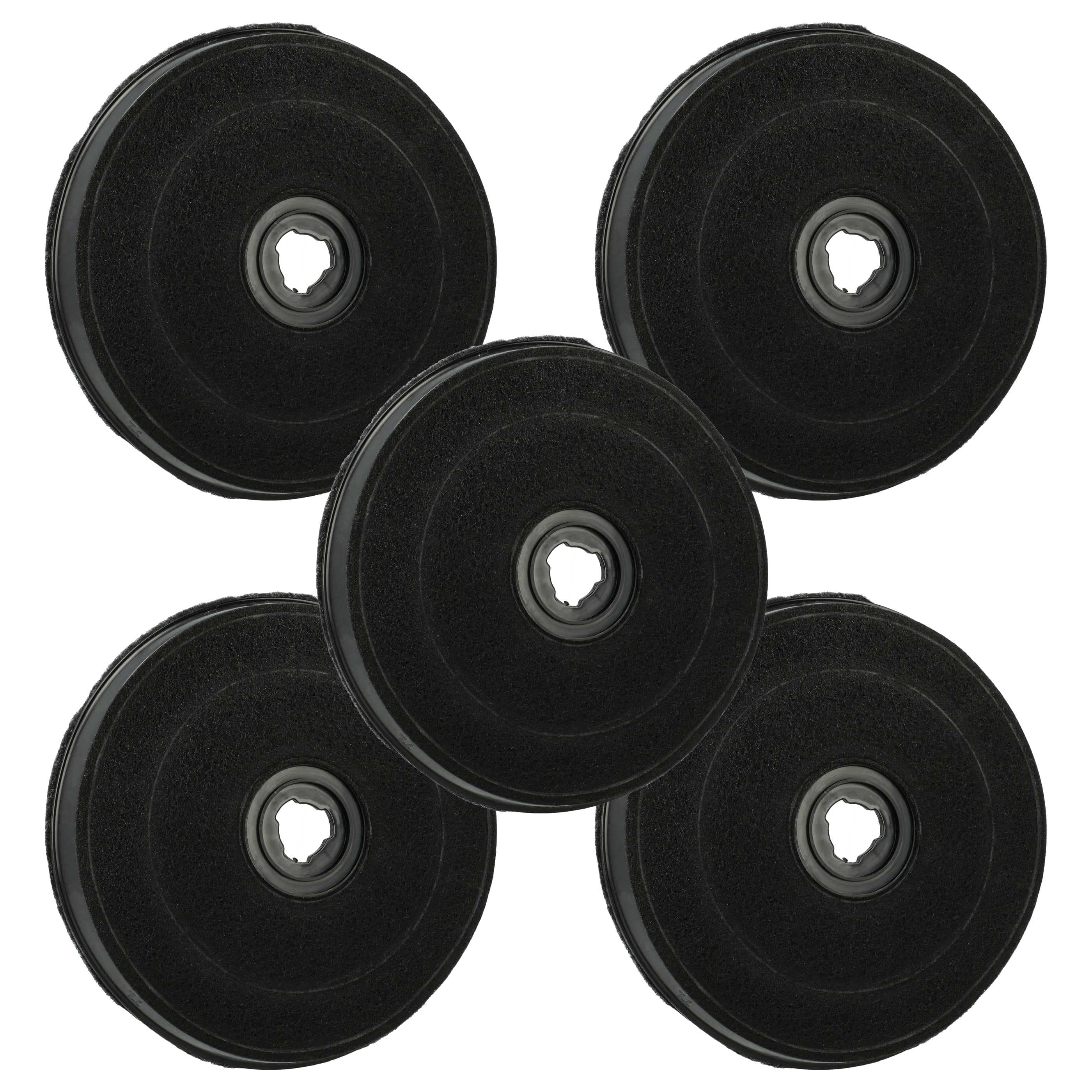 5x Filtres à charbon actif remplace Indesit C000307666, C0005795, C00090823 pour hotte Zanussi