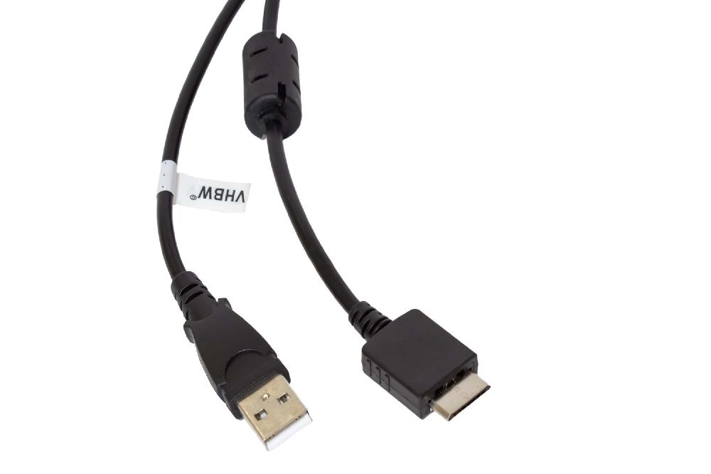 USB Data Cable Charging Cable as Replacement for Sony WMC-NW20MU, 150 cm