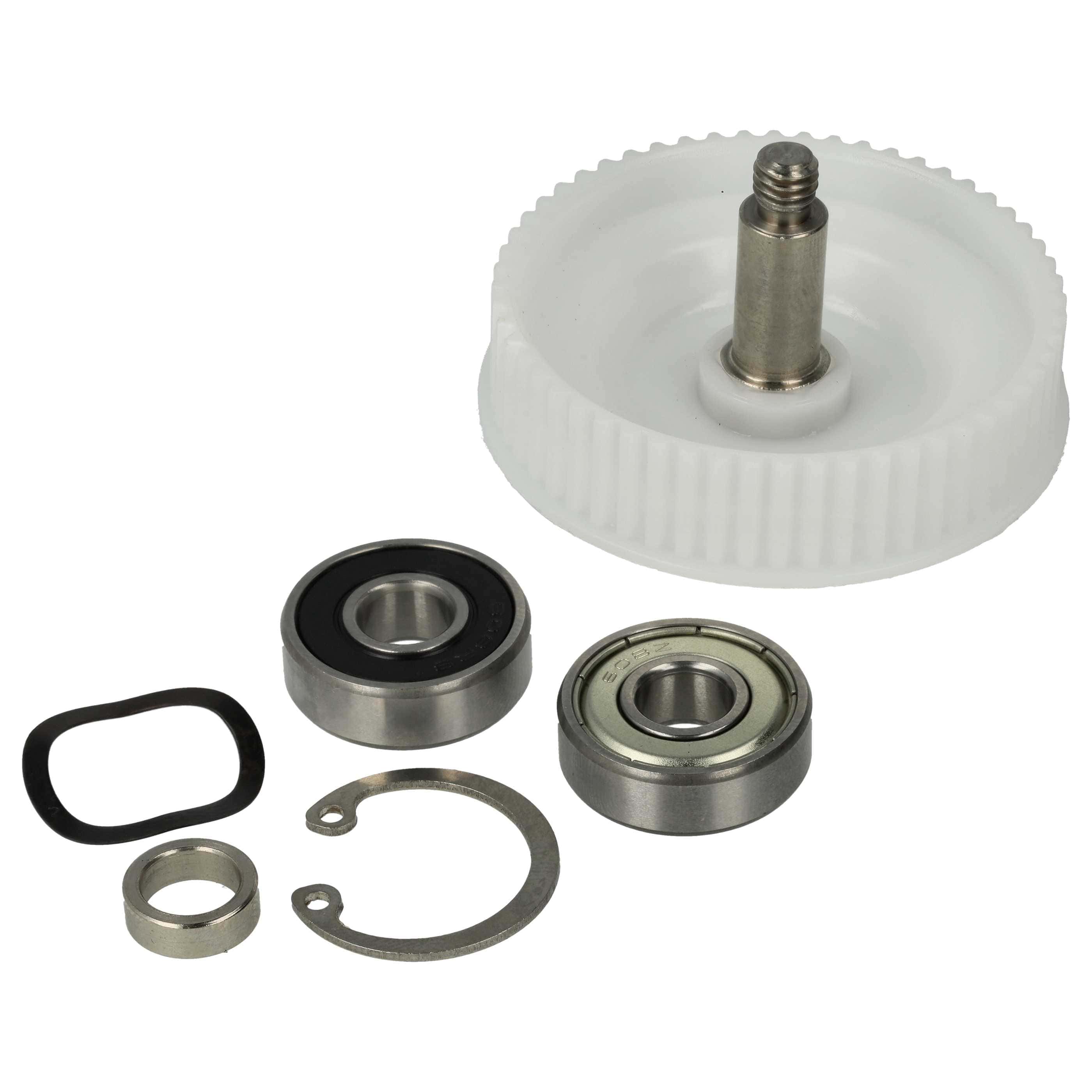 Gear Set suitable for Vorwerk Thermomix TM21 Kitchen Machine - gear wheel, ball bearing, repair part