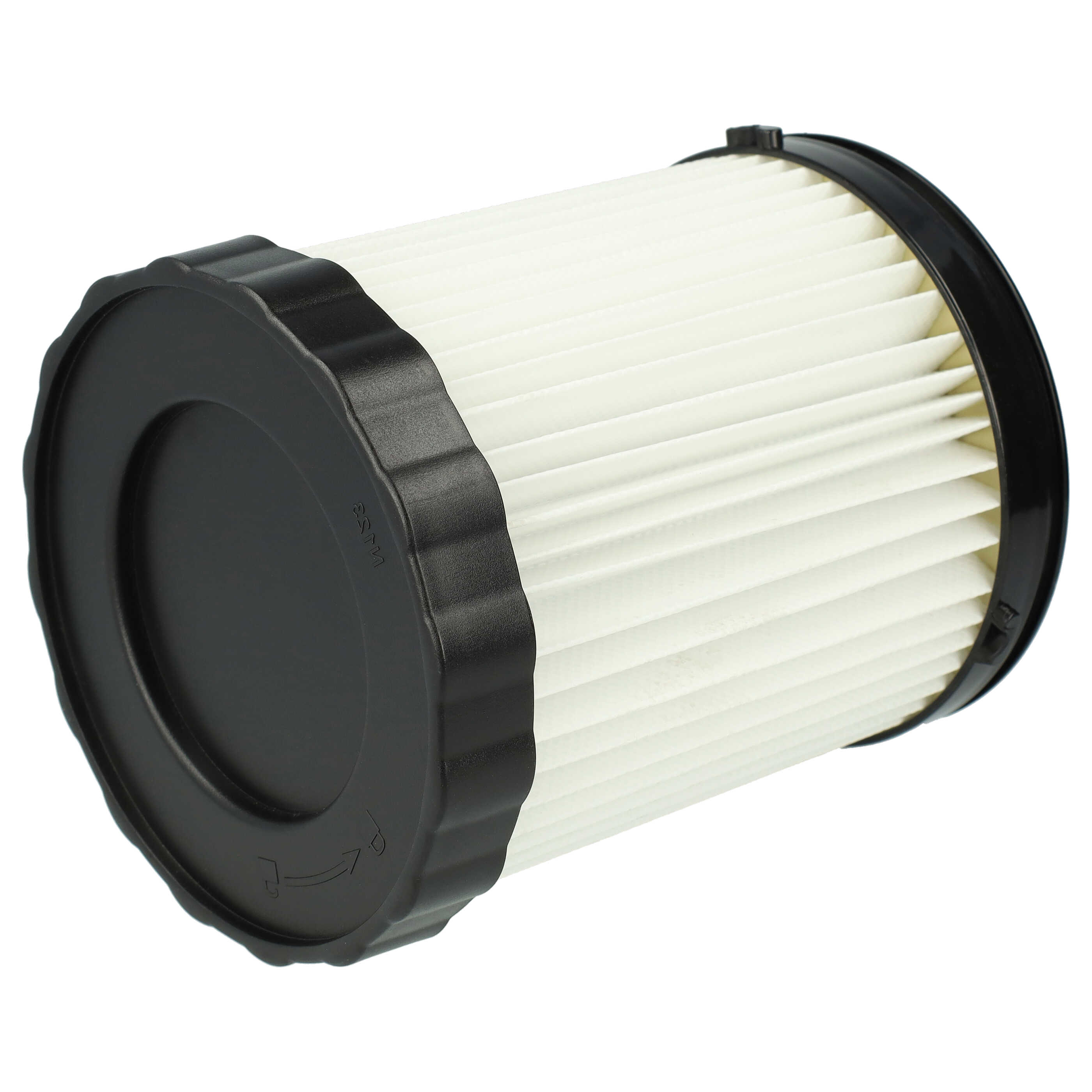 2x Filtro reemplaza Bosch 1 600 A01 1RT, 3165140917940, 2 608 000 663 para aspiradora - filtro plisado, blanco