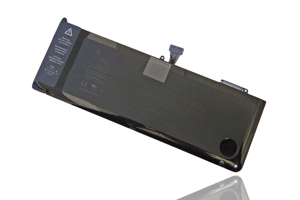 Batterie remplace Apple 020-7134-01, 020-7134-A pour ordinateur portable - 7070mAh 10,95V Li-polymère, noir