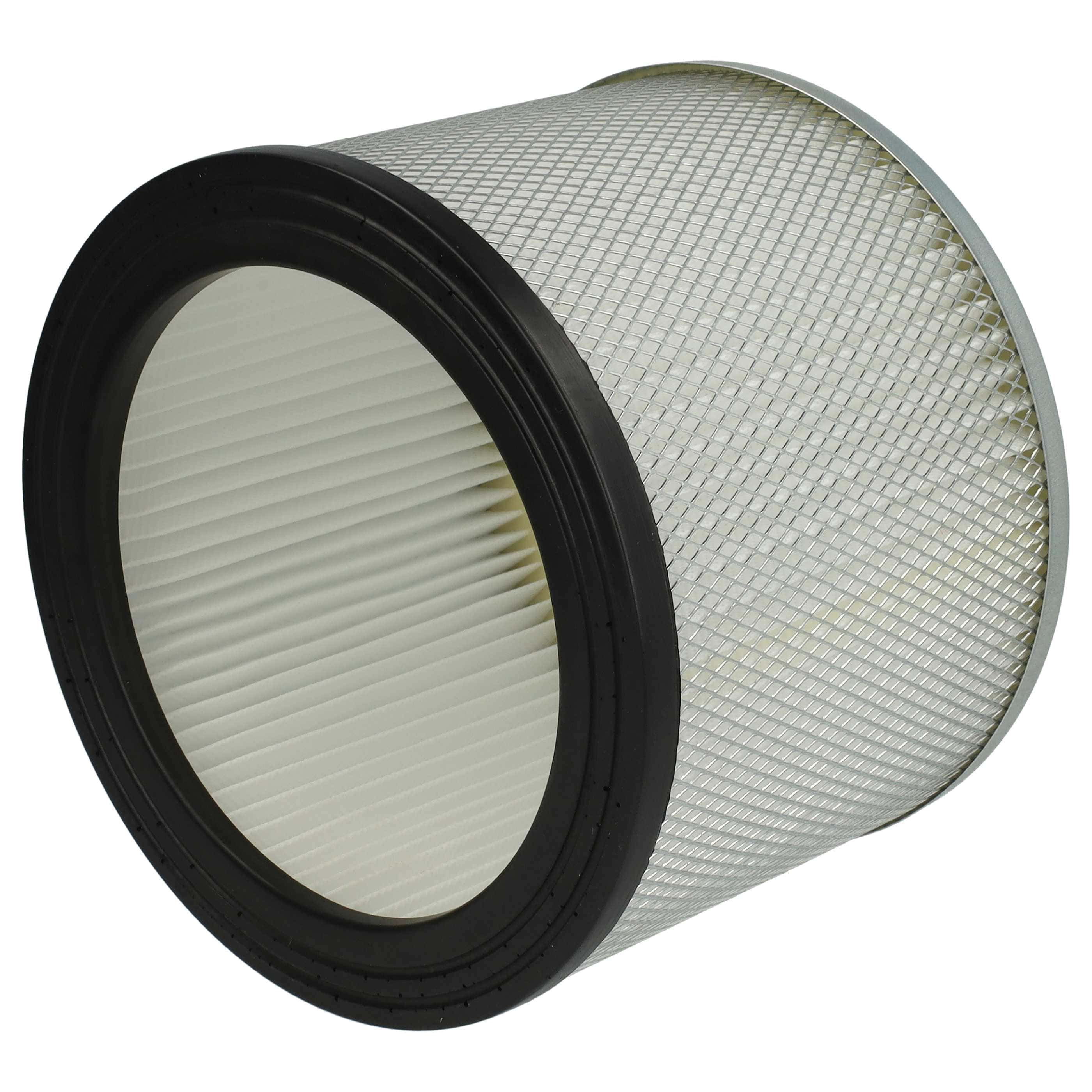2x cartridge filter replaces ROWI 212010019 for Rowi Chimney Sweep Vacuum, white / silver