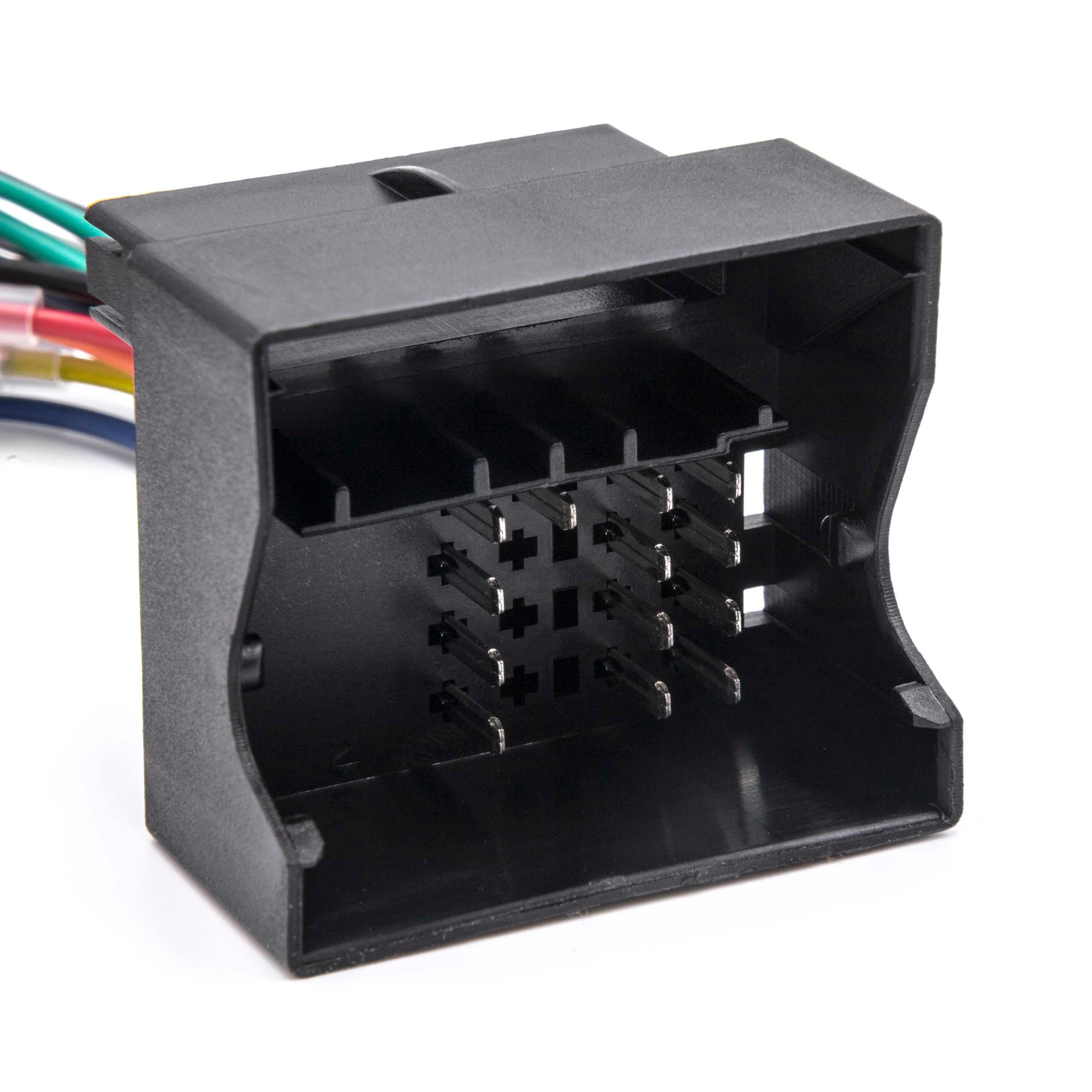 Adaptateur ISO pour autoradio Ford Fiesta - fiche ISO 10487