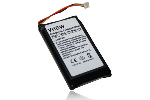 Batterie remplace Magellan 384.00019.005, 0829FL22538 pour navigation GPS - 1200mAh 3,7V Li-polymère