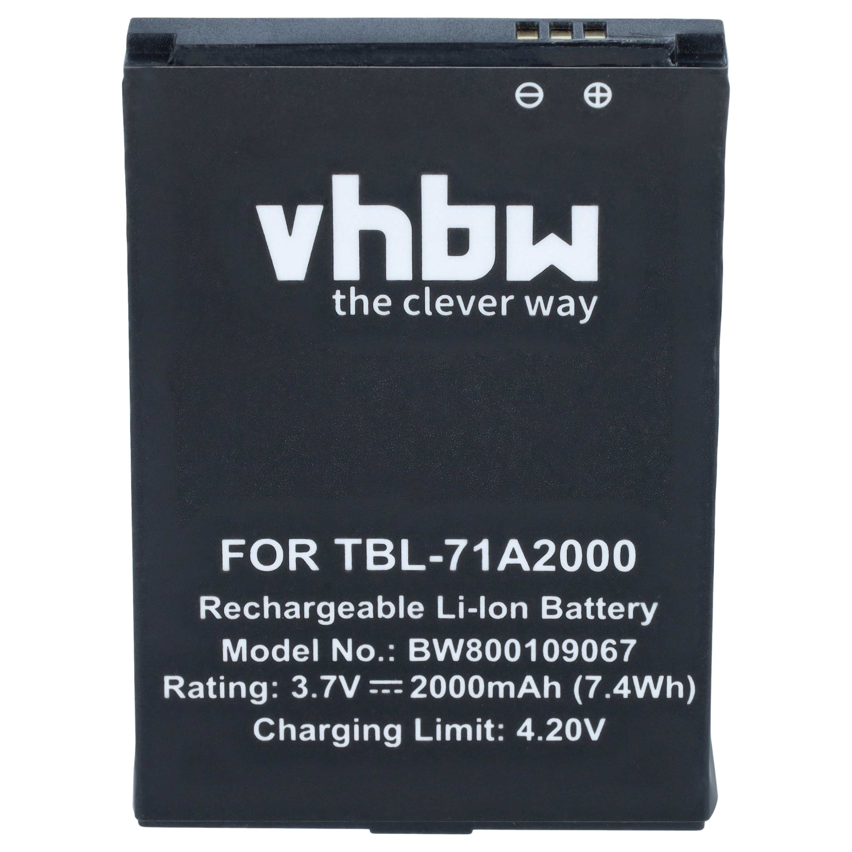 Mobile Router Battery replaces TBL-71A2000 - 2000 mAh 3.7 V Li-Ion