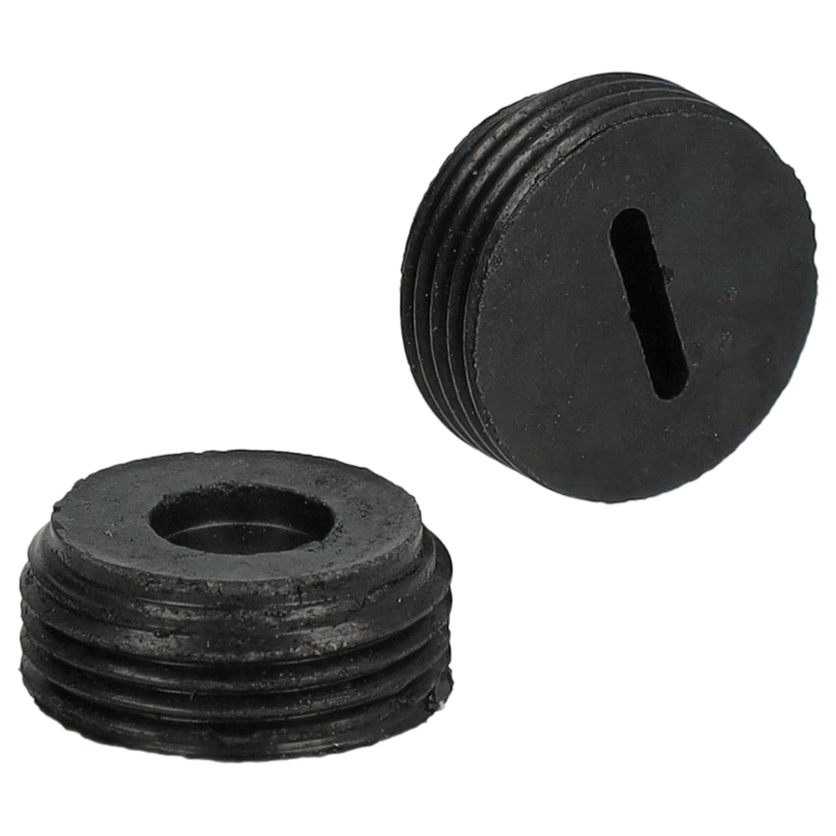 2x Kohlebürste passend für Menzer / Hornbach (+ 2015) Elektrowerkzeug - 12,2 x 7,9 x 4,9mm