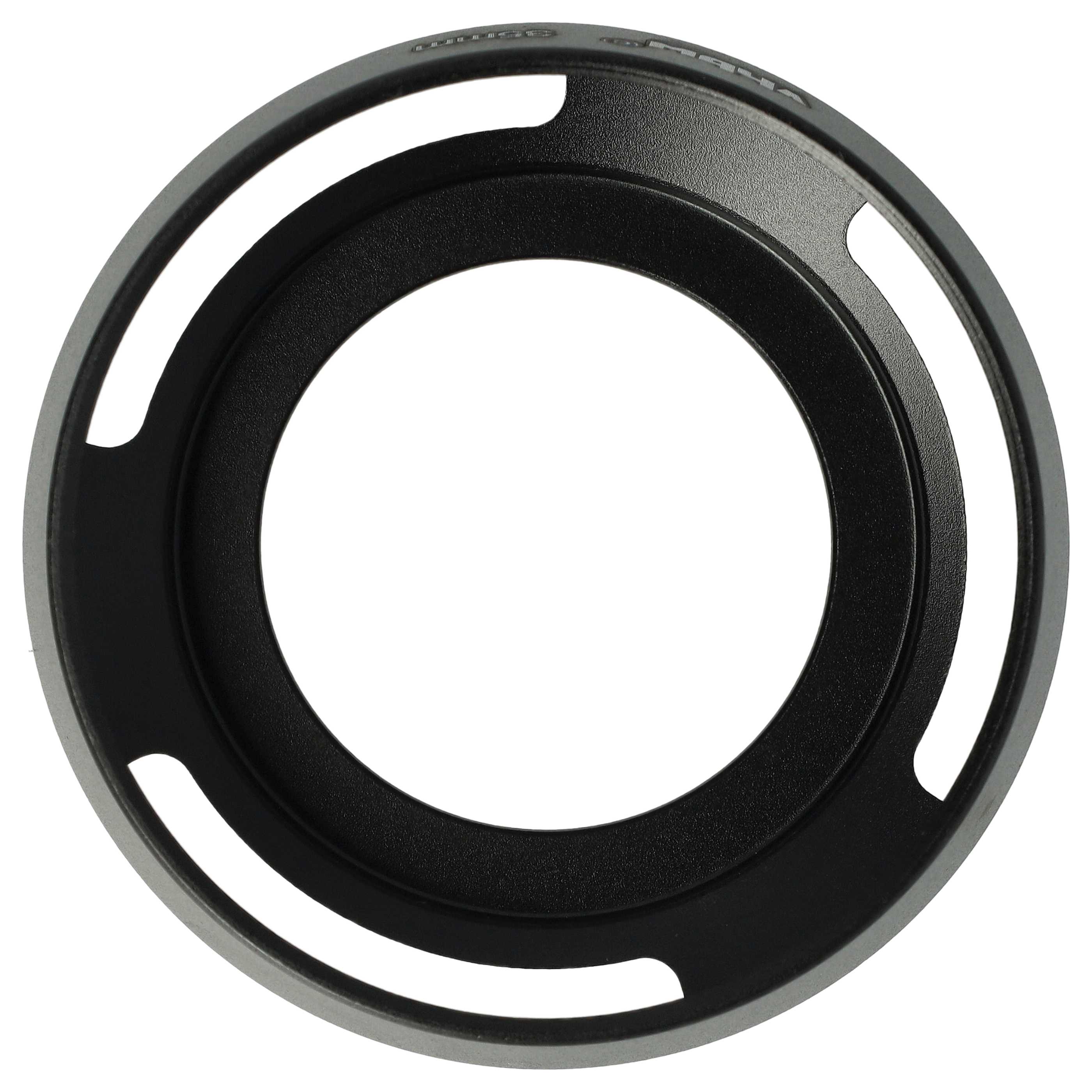 Pare-soleil pour objectif de 35mm - Cache, avec filetage (51mm) Noir, rond, avec découpes