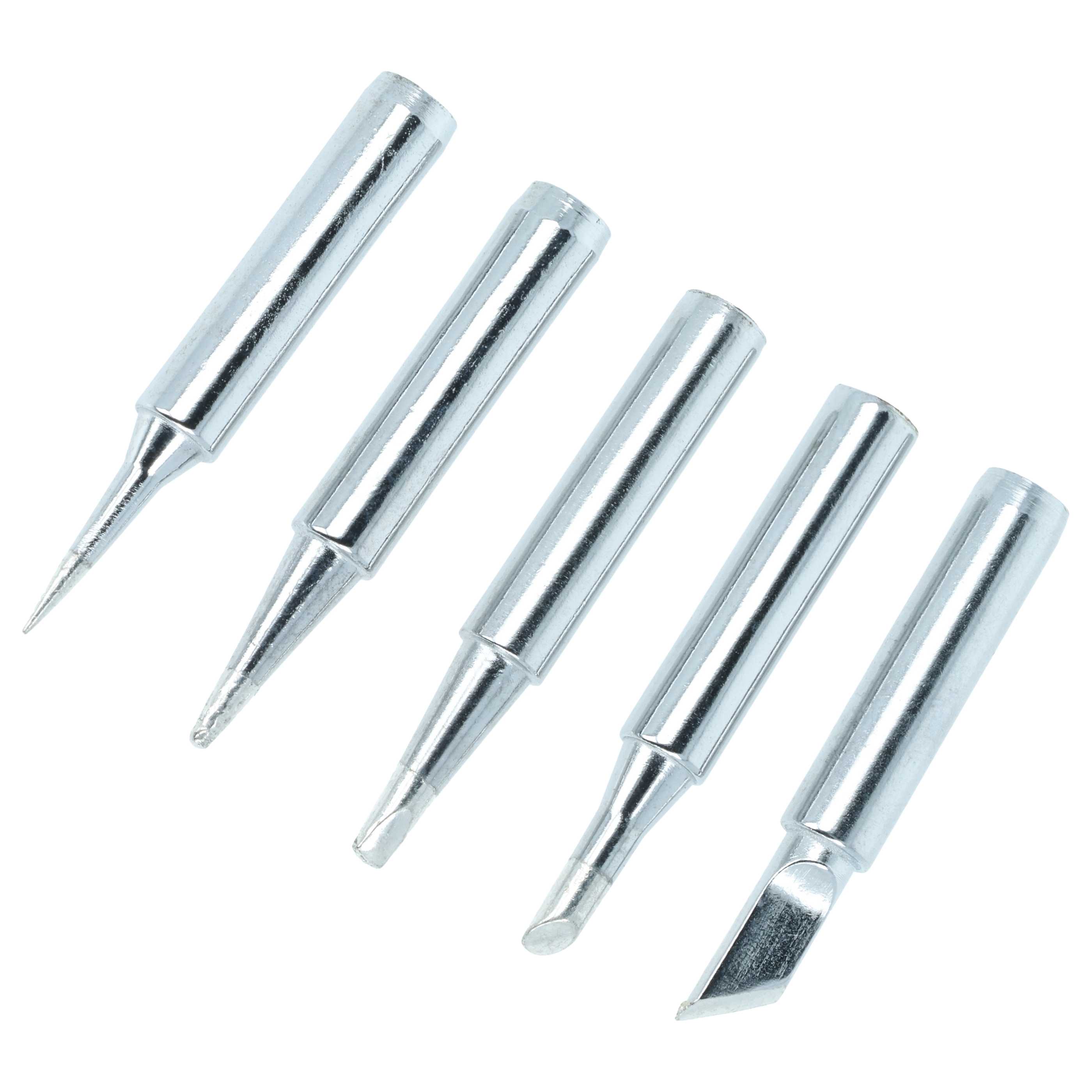 5x punte per saldatore Radio Shack, Hakko, Aoyue, Atten - 900M-T / 900M set, rame / ferro