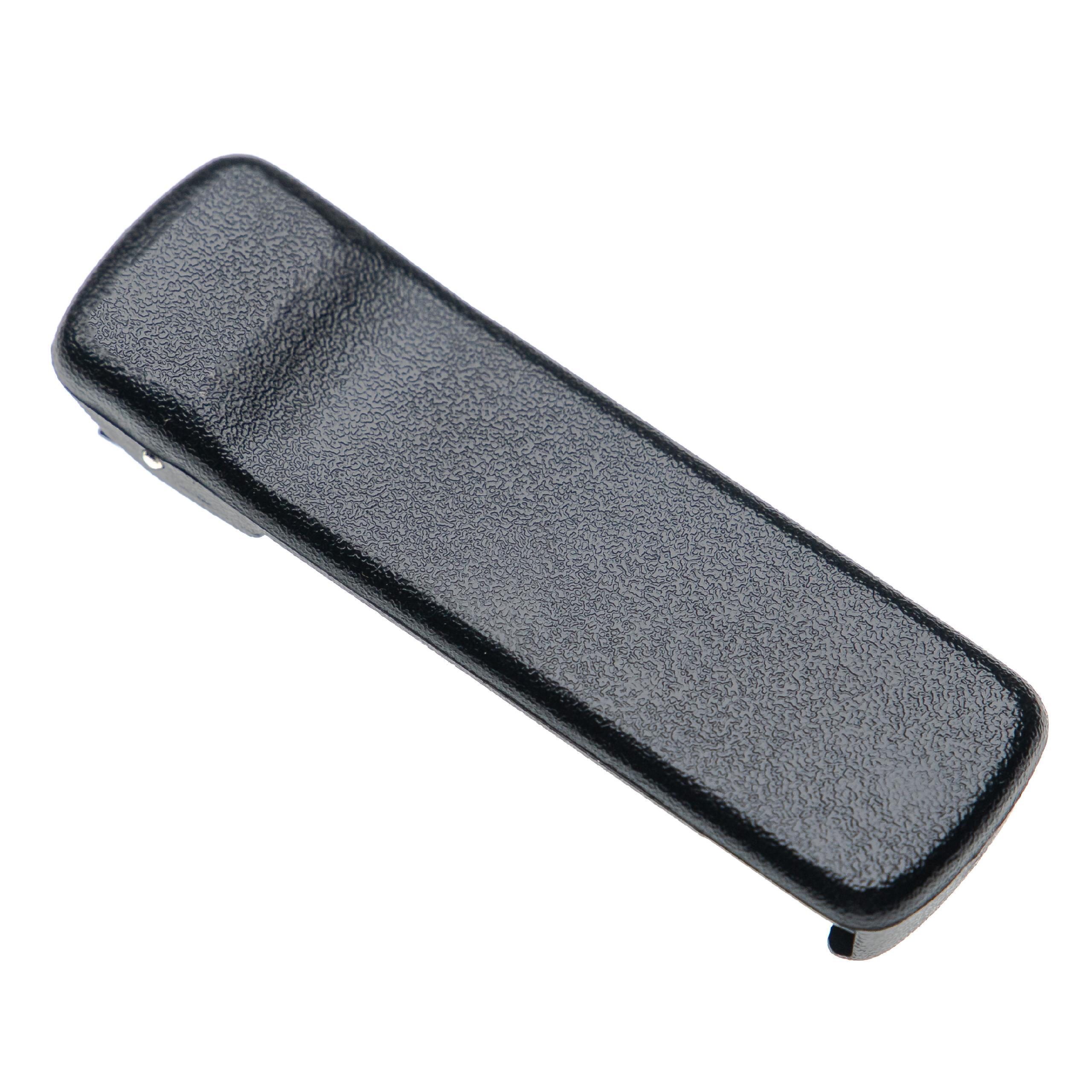 Gürtelclip als Ersatz für Motorola HLN8255 Funkgerät - Kunststoff, Schwarz