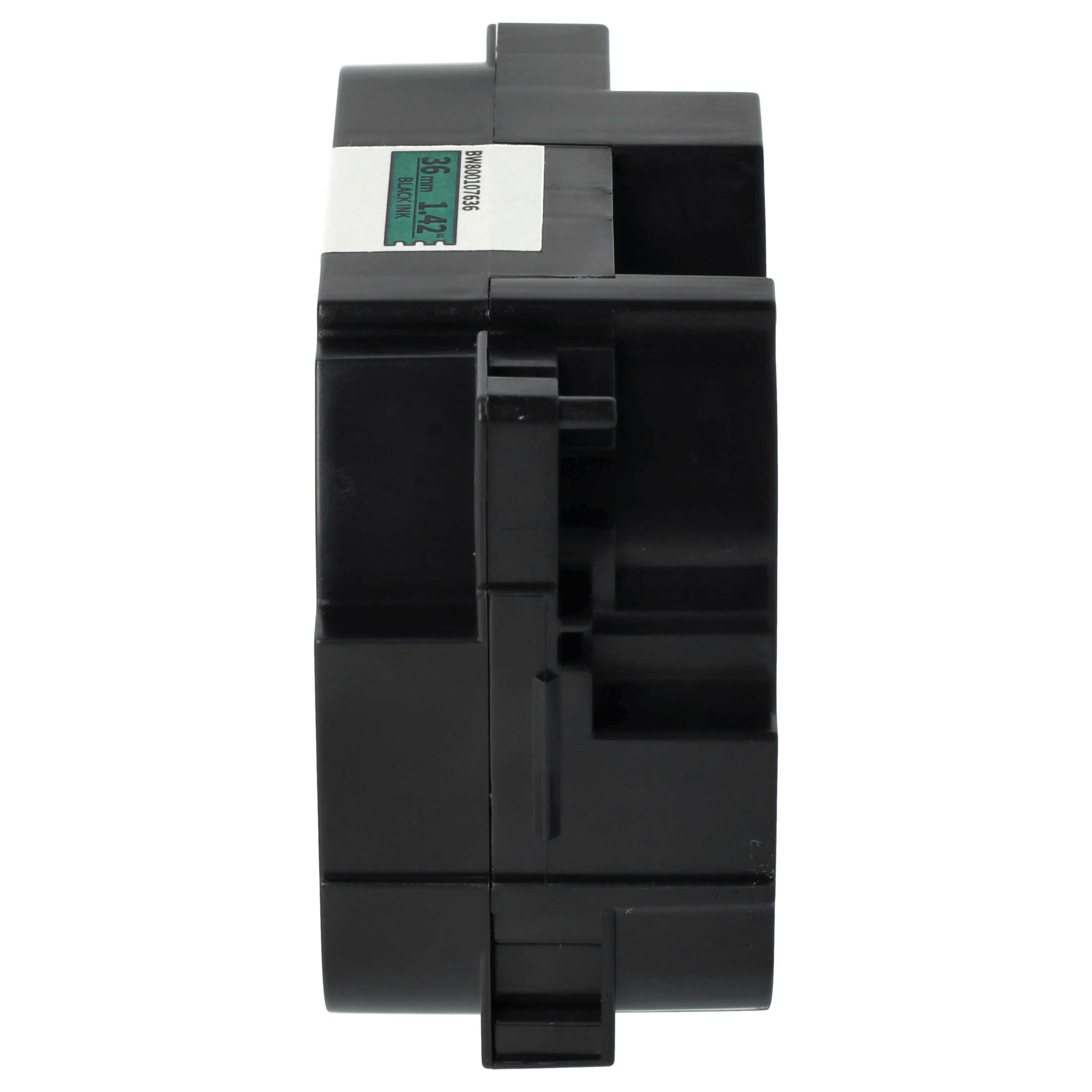 Label Tape as Replacement for Brother TZE-761, TZ-761 - 36 mm Black to Green
