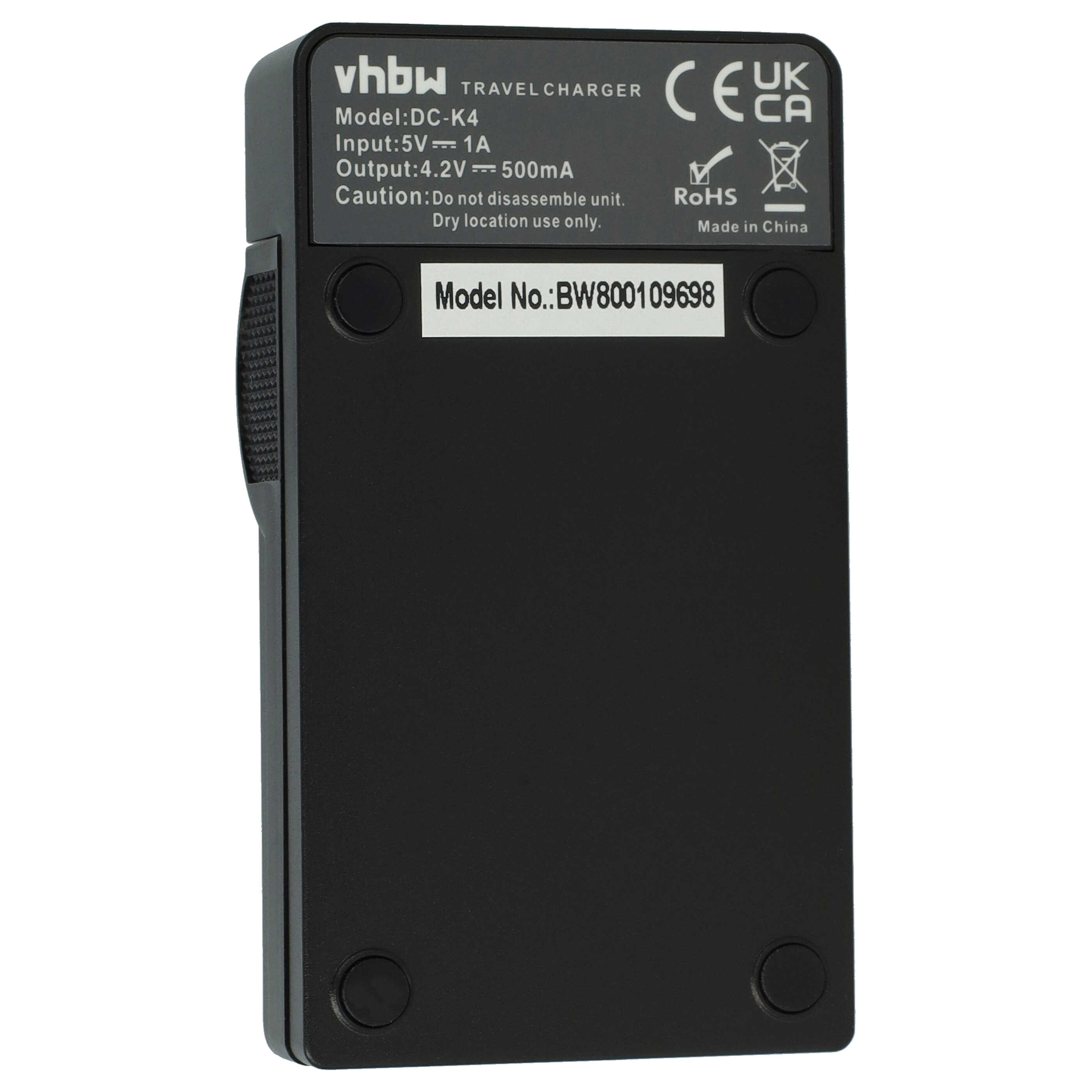 Battery Charger suitable for Casio NP-90 Camera etc. - 0.5 A, 4.2 V