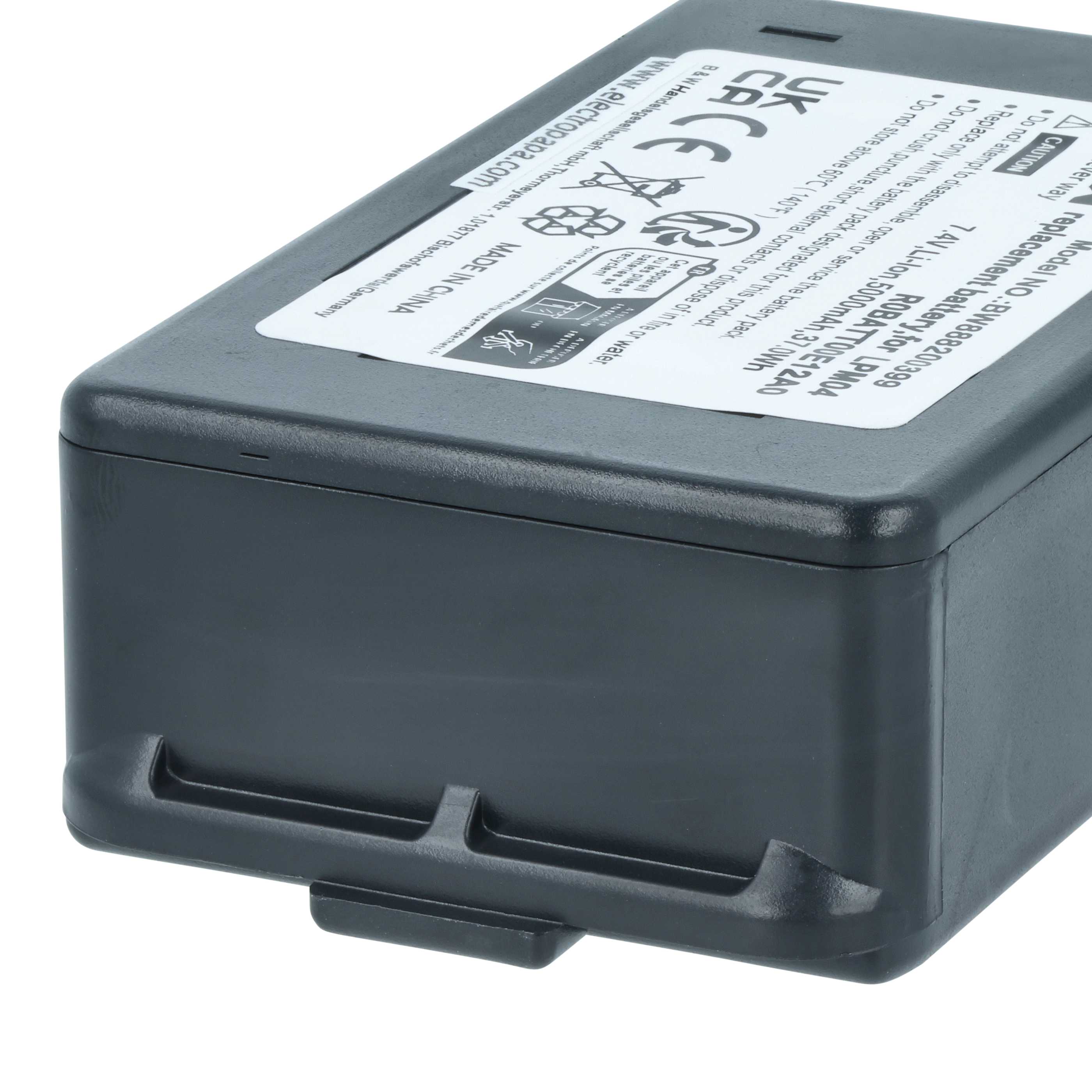 Batería reemplaza Autec R0BATT00E12A0, LPM04 sistema control - 5000mAh 7,4V Li-Polímero
