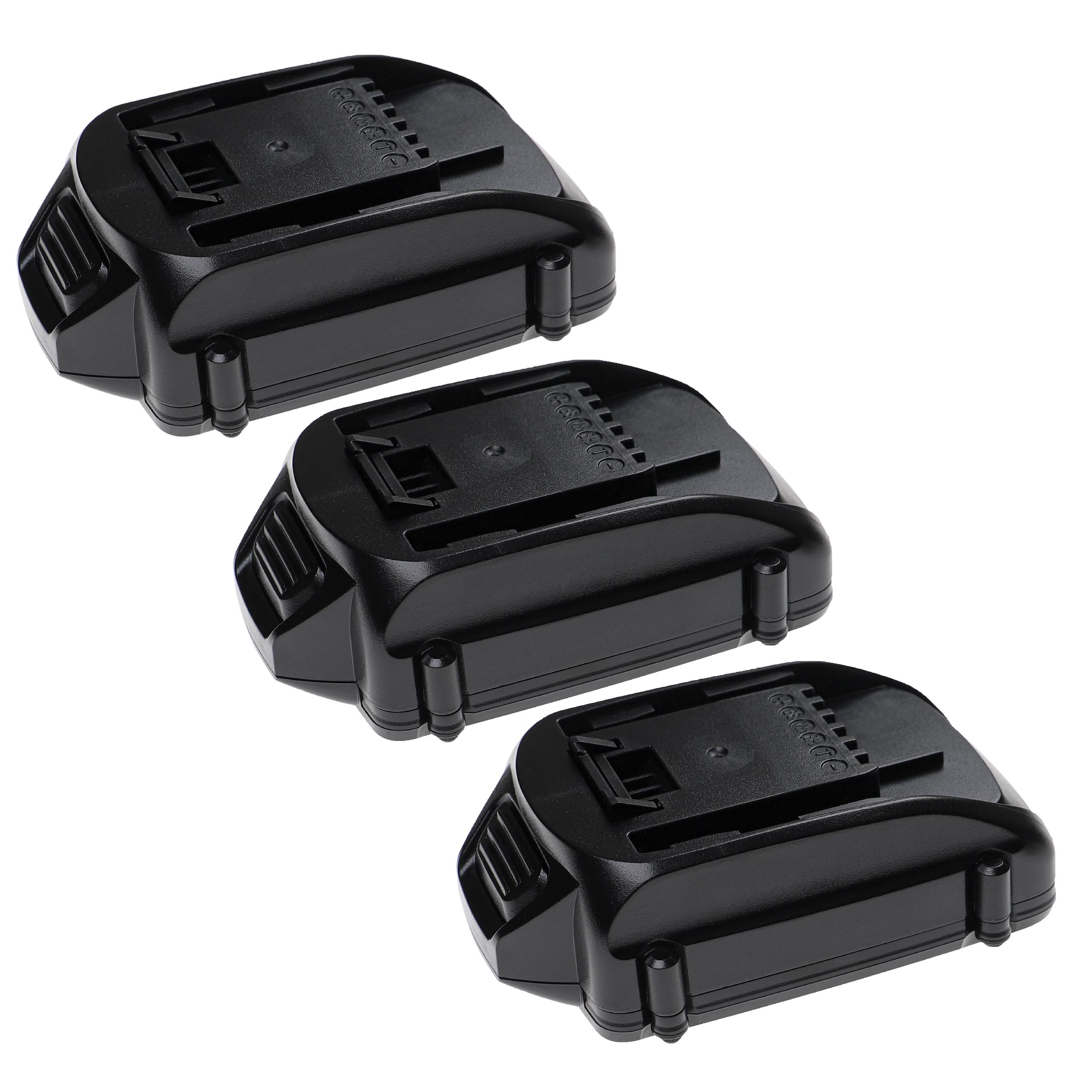 3x Battery replaces Rockwell RW9351.1 Electric Power Tool - 2500 mAh, 18 V, Li-Ion