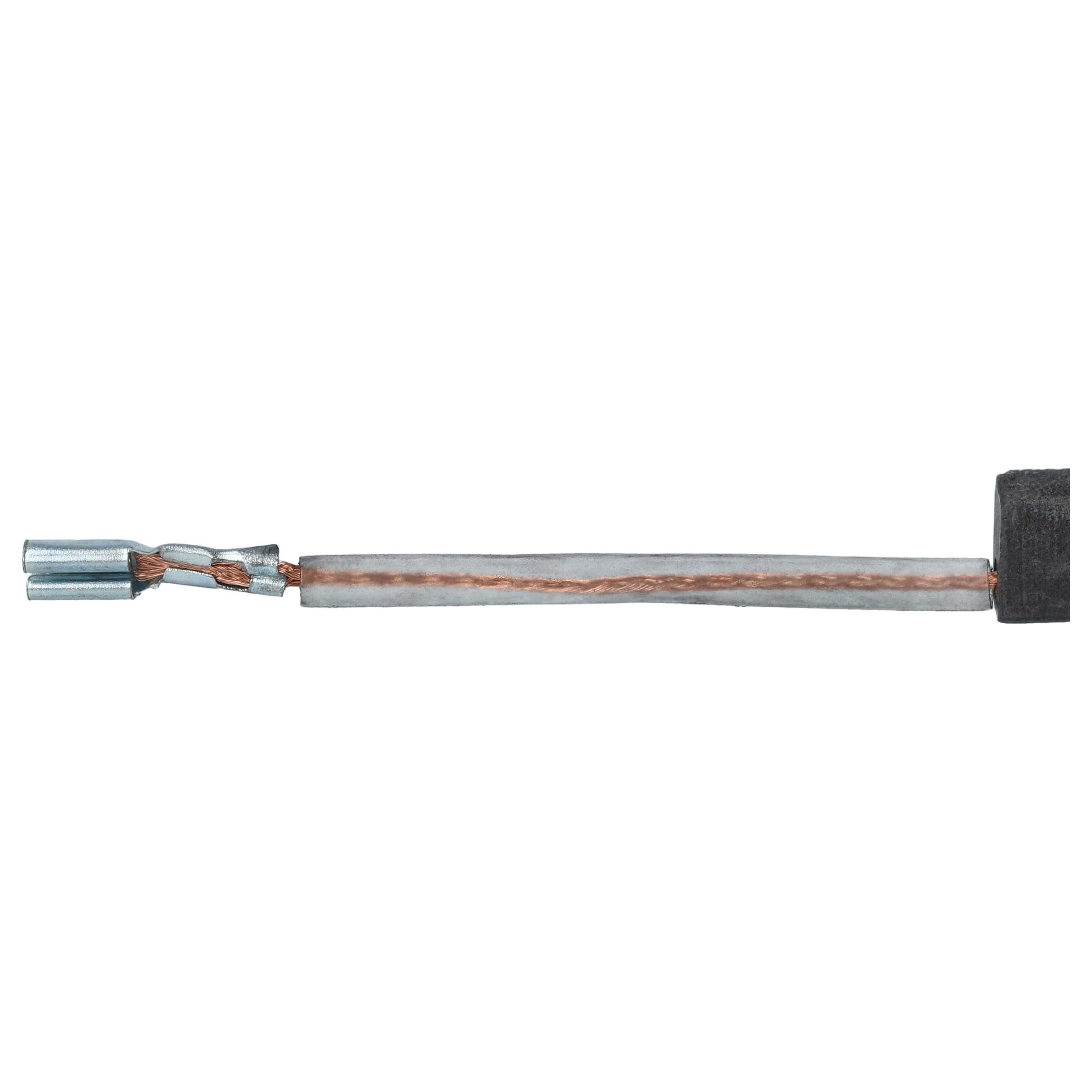 2x Szczotka węglowa zam. Fein 30711128005, 30711140000, 30711133007 + płaska wsuwka, 5 x 8 x 13 mm