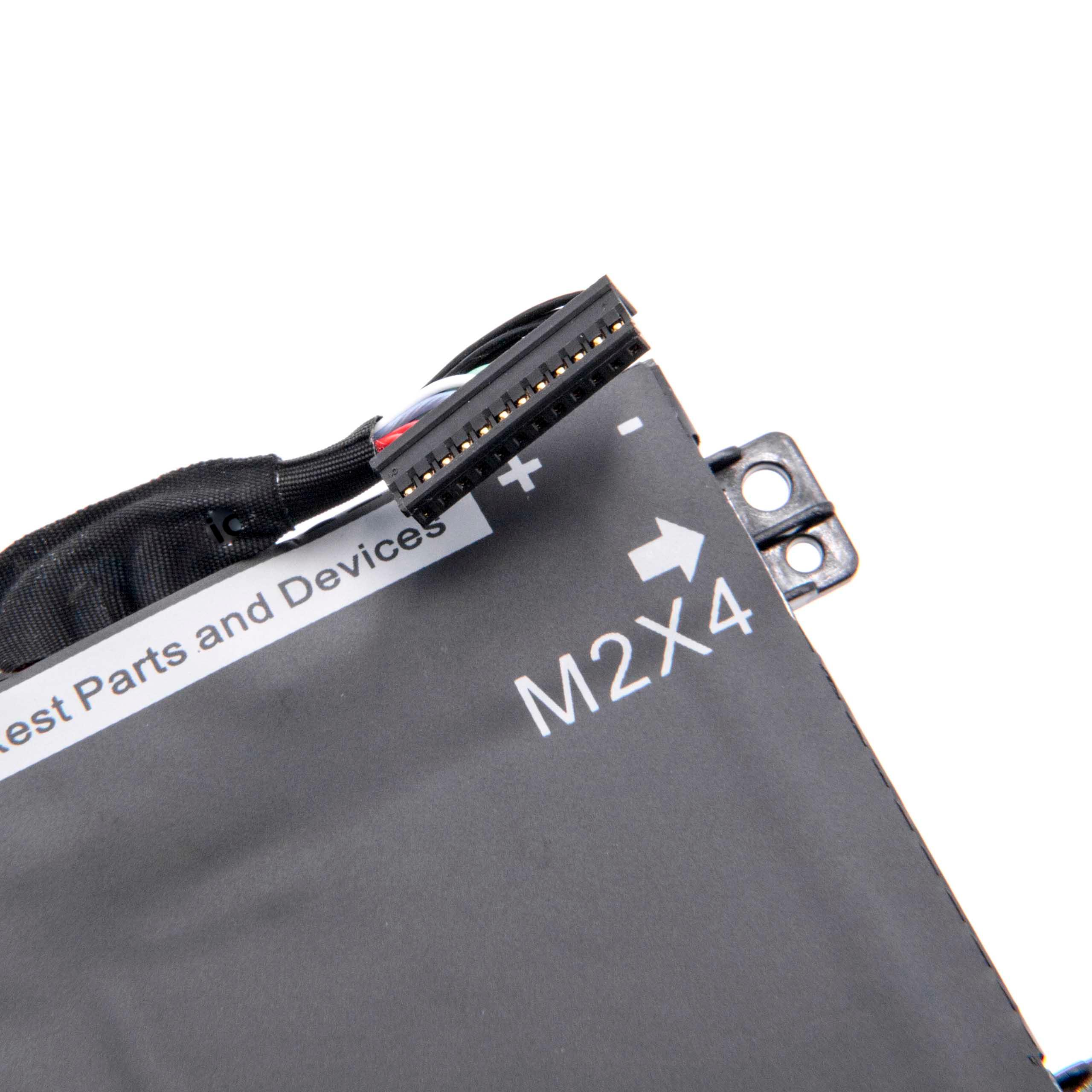 Batterie remplace Dell 01P6KD, 1P6KD, 4GVGH, 062MJV pour ordinateur portable - 7300mAh 11,4V Li-ion, noir
