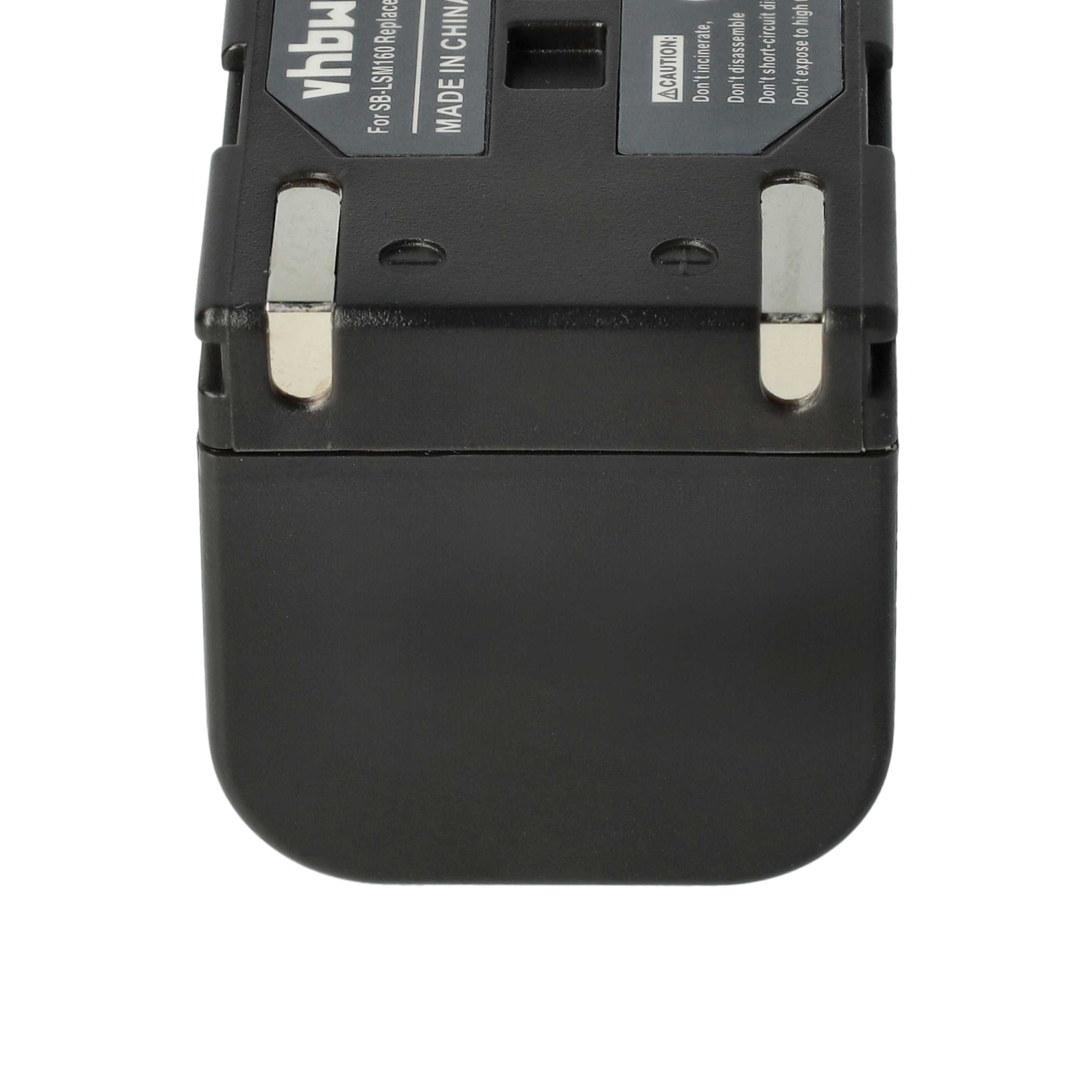 Videocamera 3x Battery Replacement for Samsung SB-LSM160, SB-LSM320, SB-LSM80 - 1200 mAh 7.2 V Li-Ion