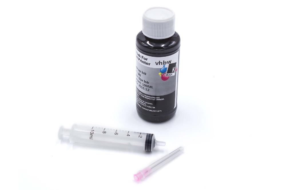 Refill Ink Black suitable for Epson Printers etc 100ml