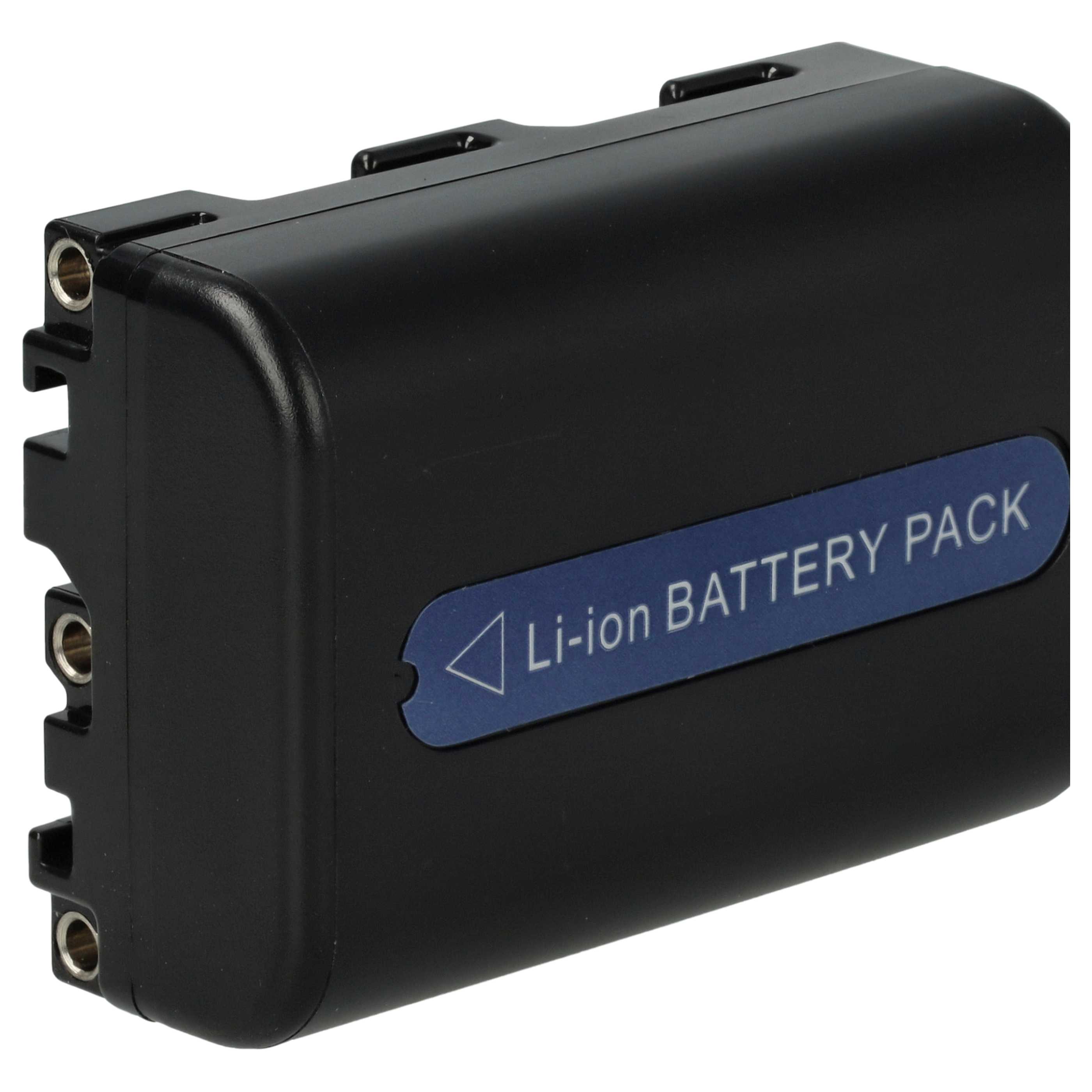 Videocamera 2x Battery replaces Sony NP-FM30, NP-FM50, NP-FM70, NP-FM90, NP-FM91 - 1400 mAh 7.4 V Li-Ion