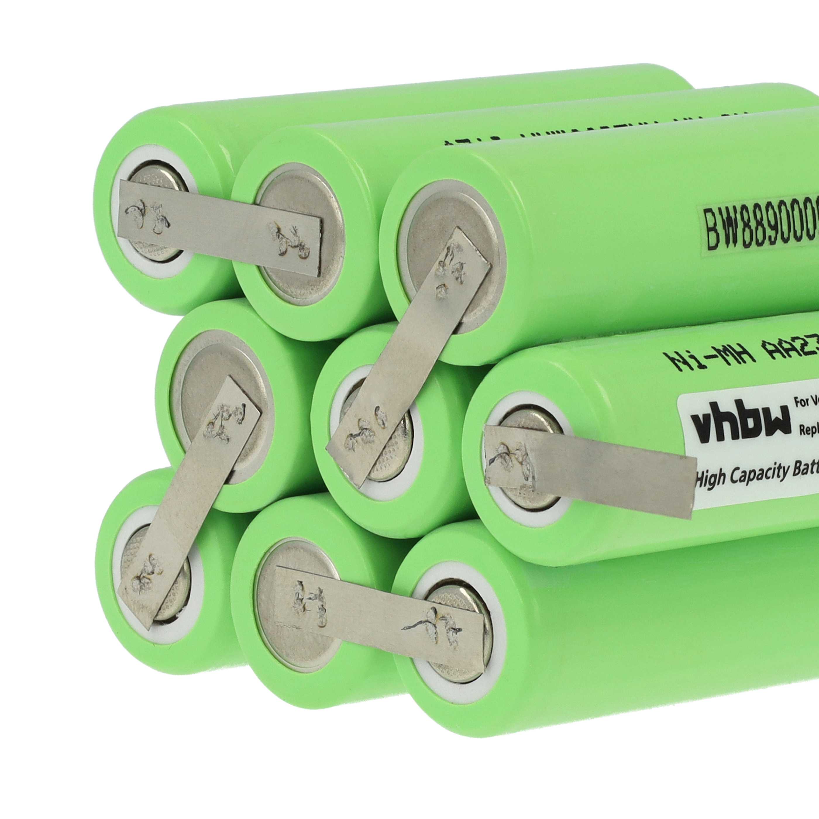 Batterie (2 pcs.) remplace 833297, 27AZ07BH, 3SD B01 WW store volet de fenêtre Velux - 2300mAh 10,8V NiMH