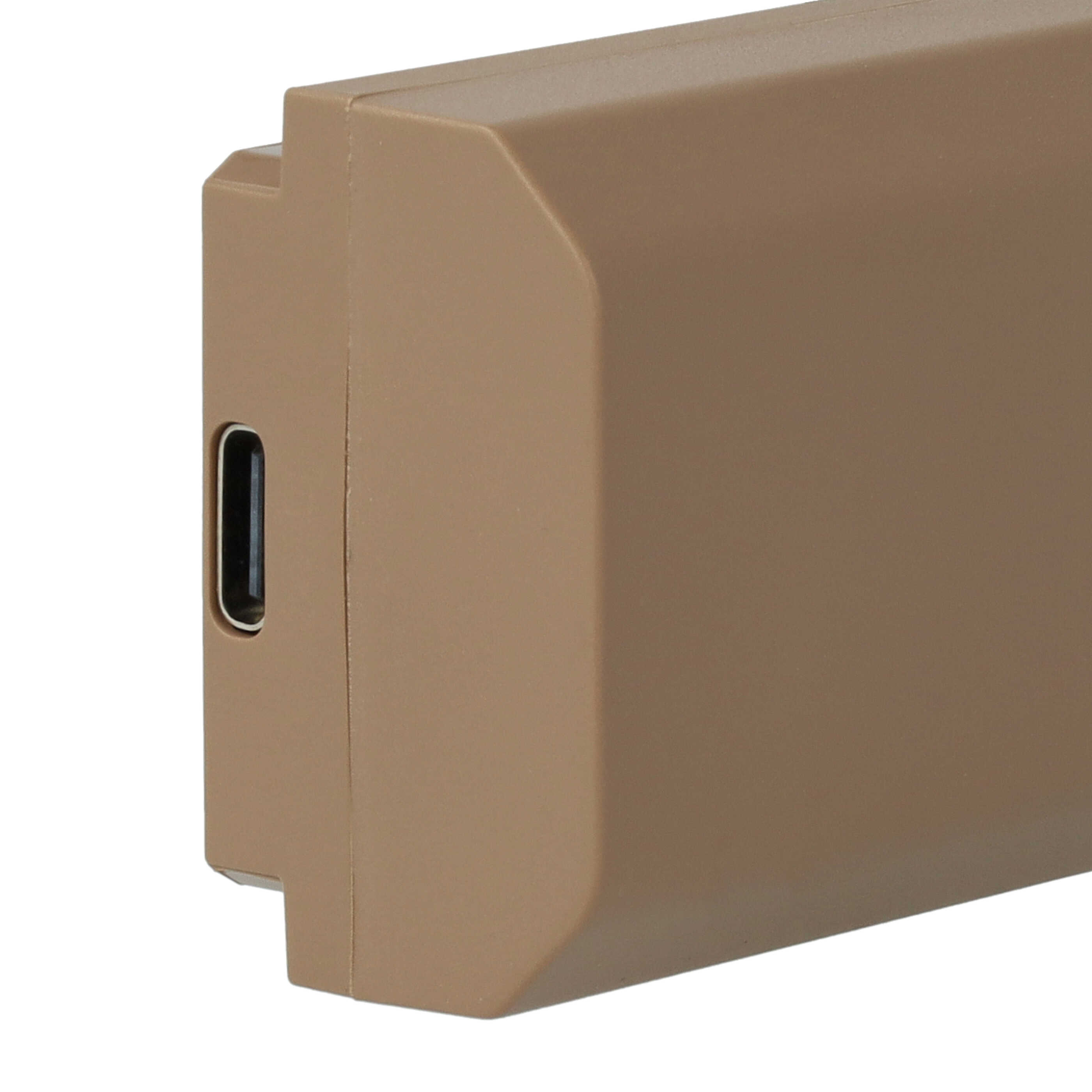 Battery replaces Sony NP-FZ100 - 2400mAh, 7.2V, Li-Ion, with USB C Socket