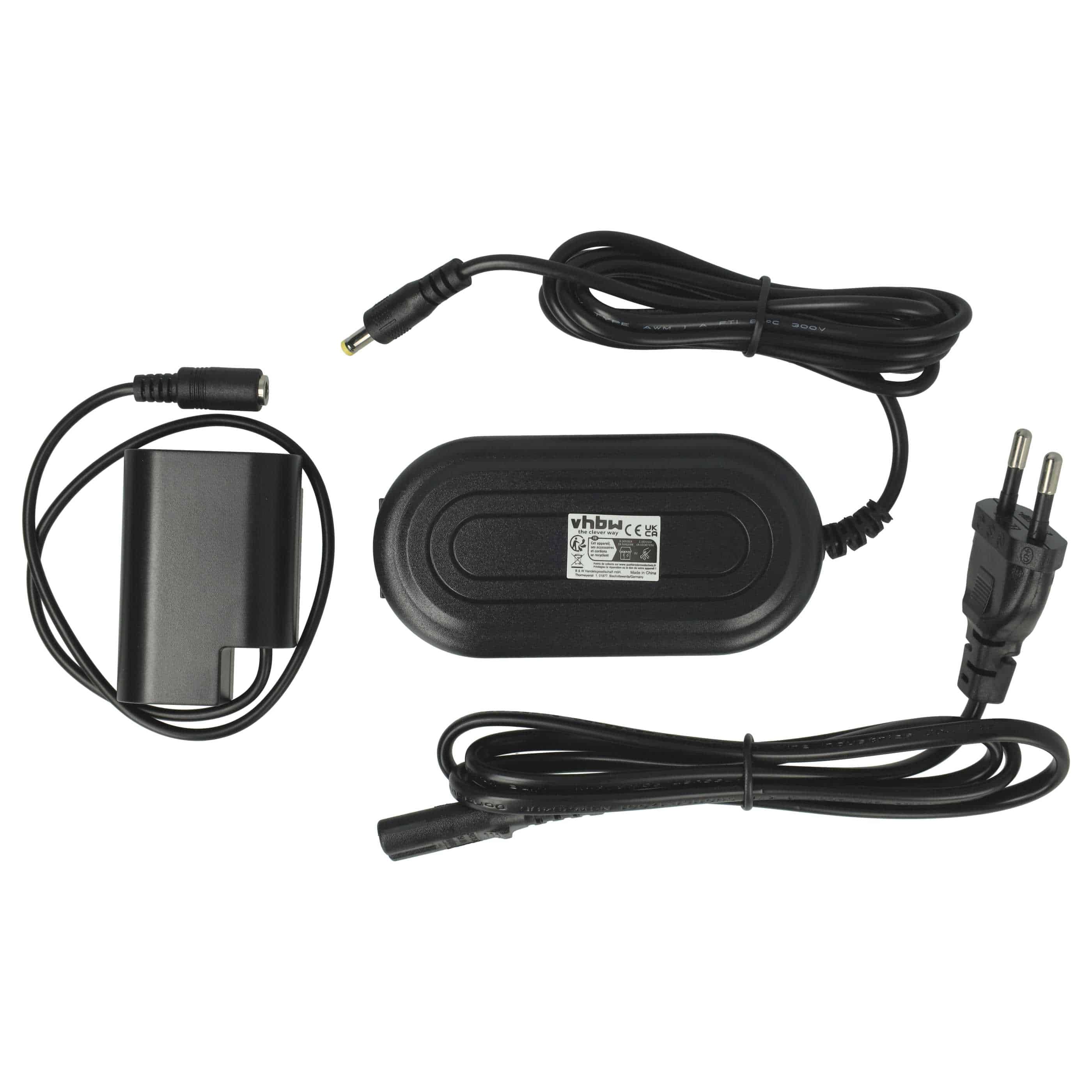 Power Supply replaces DMW-AC8EG DMW-AC8 DMW-DCC12 for Panasonic Camera + DC Coupler as Panasonic - 2 m