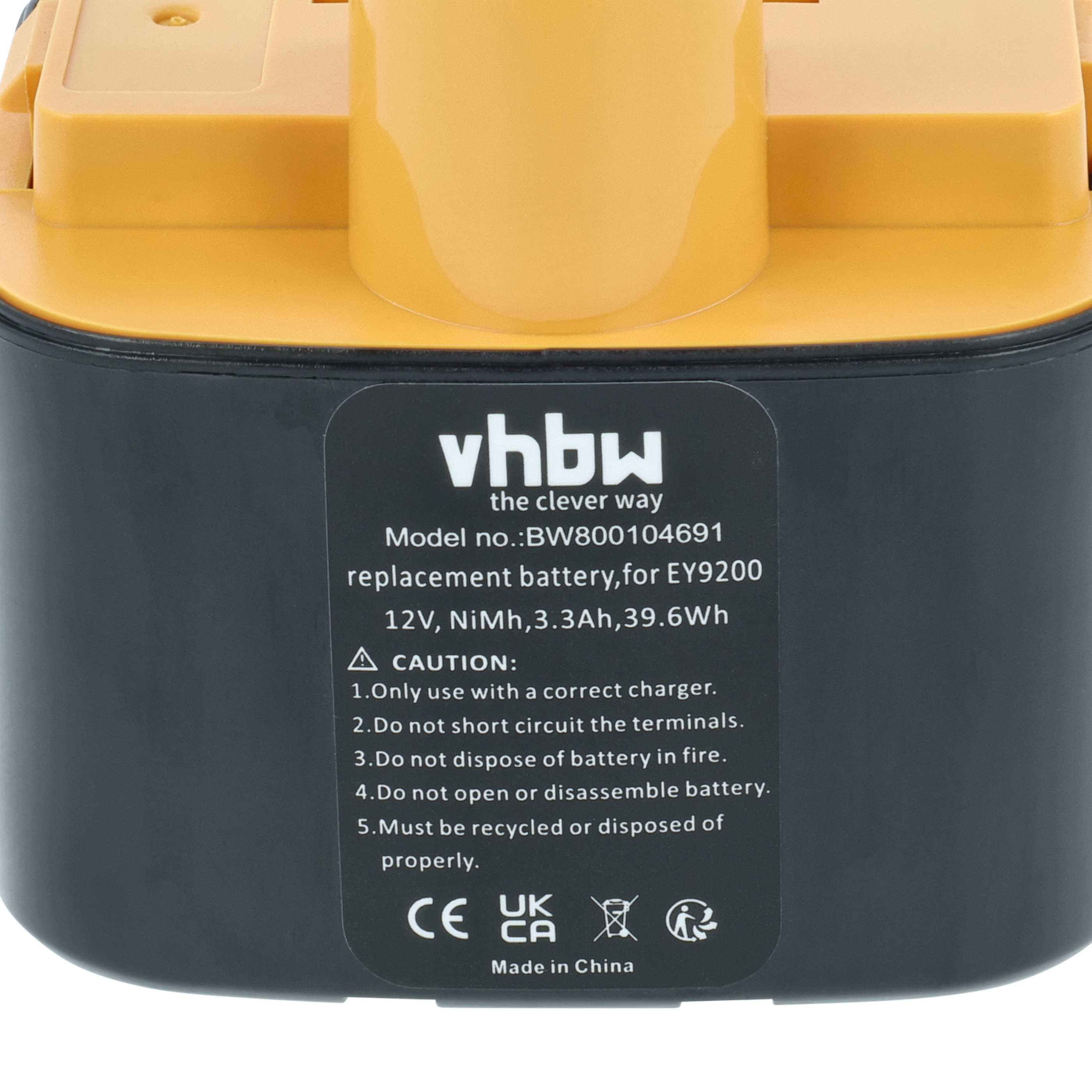 Akku 12V als Ersatz für ABB Stotz S&J SDF-AK220 - 2,1Ah, NiMH