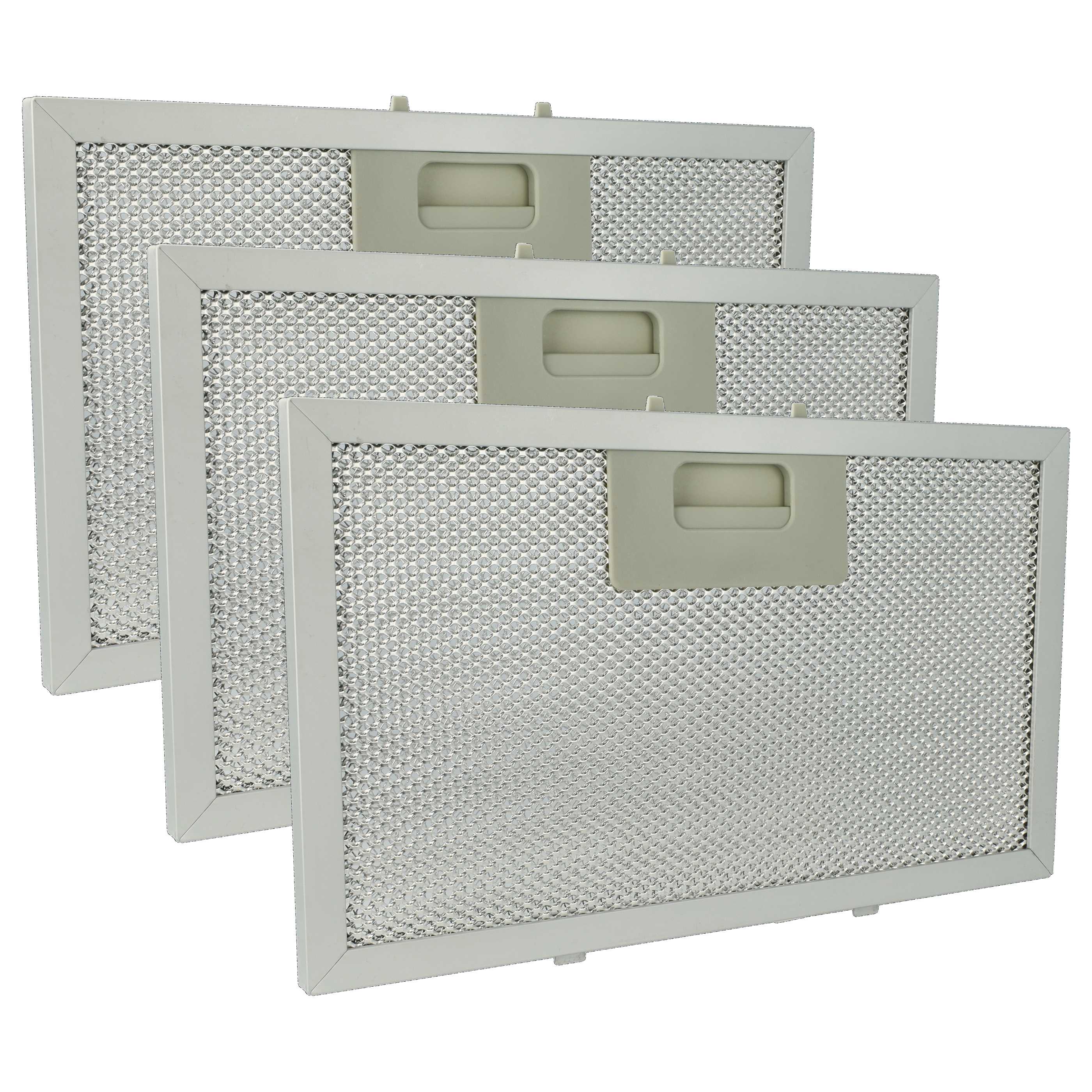 3x Filtres métal remplace Klarstein 10034877 pour hotte aspirante