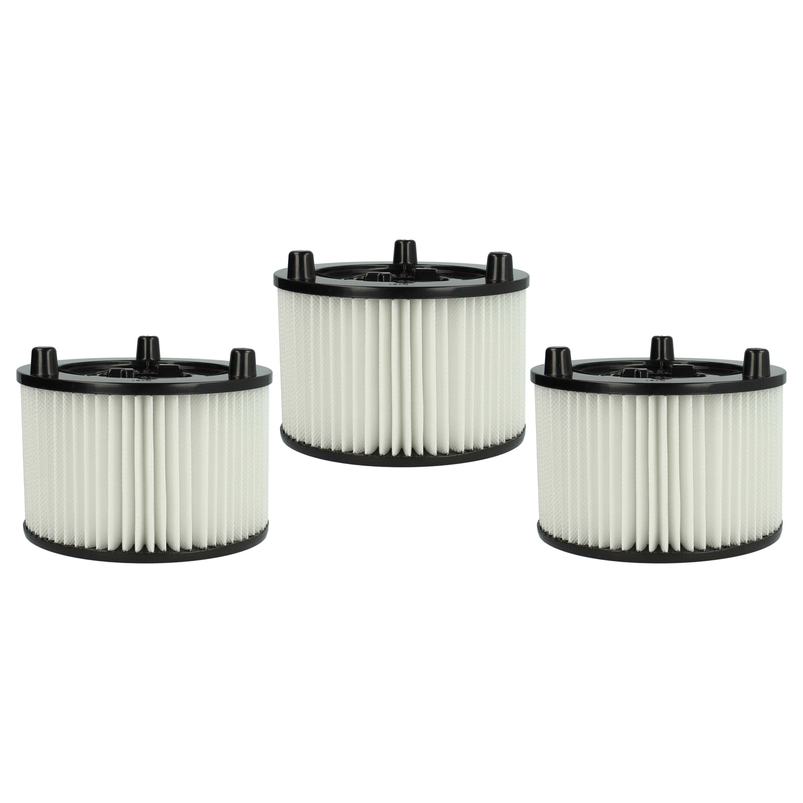 3x cartridge filter replaces Bosch 2609256F35 for Bosch Vacuum Cleaner, white