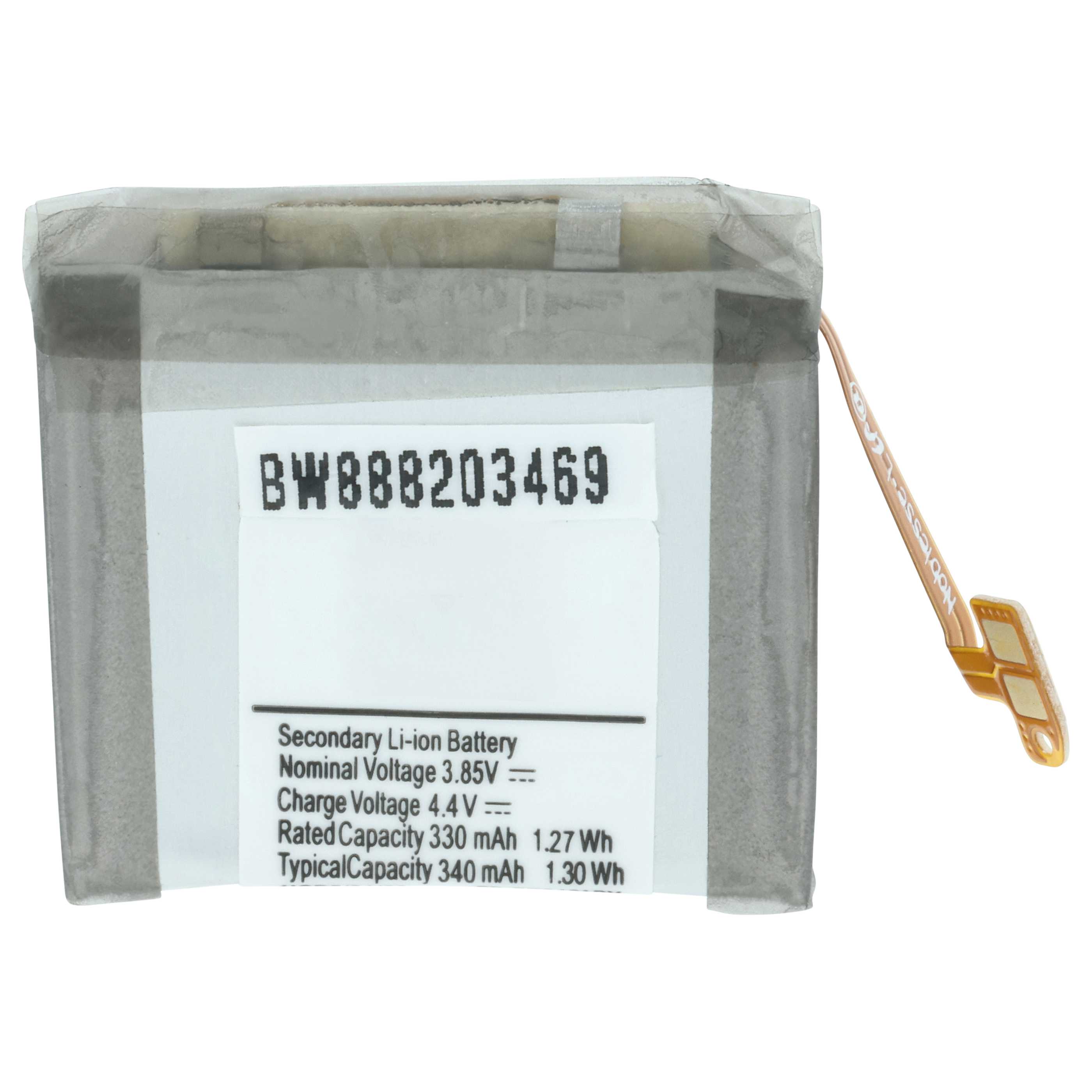 Batteria sostituisce Samsung EB-BR840ABY, GH43-05011A per smartwatch - 330mAh 3,85V Li-Poly